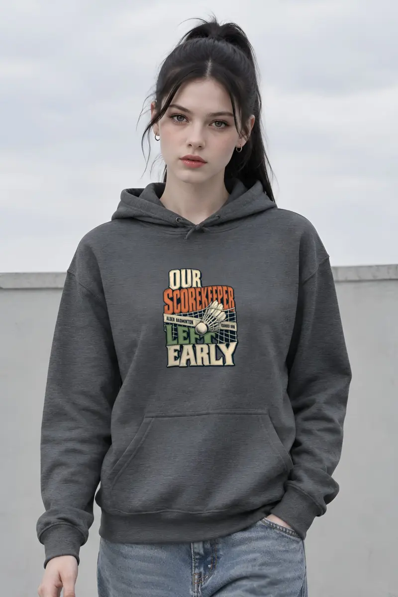 "Our Scorekeeper Left Early" Heavy Blend Unisex Pullover Hoodie