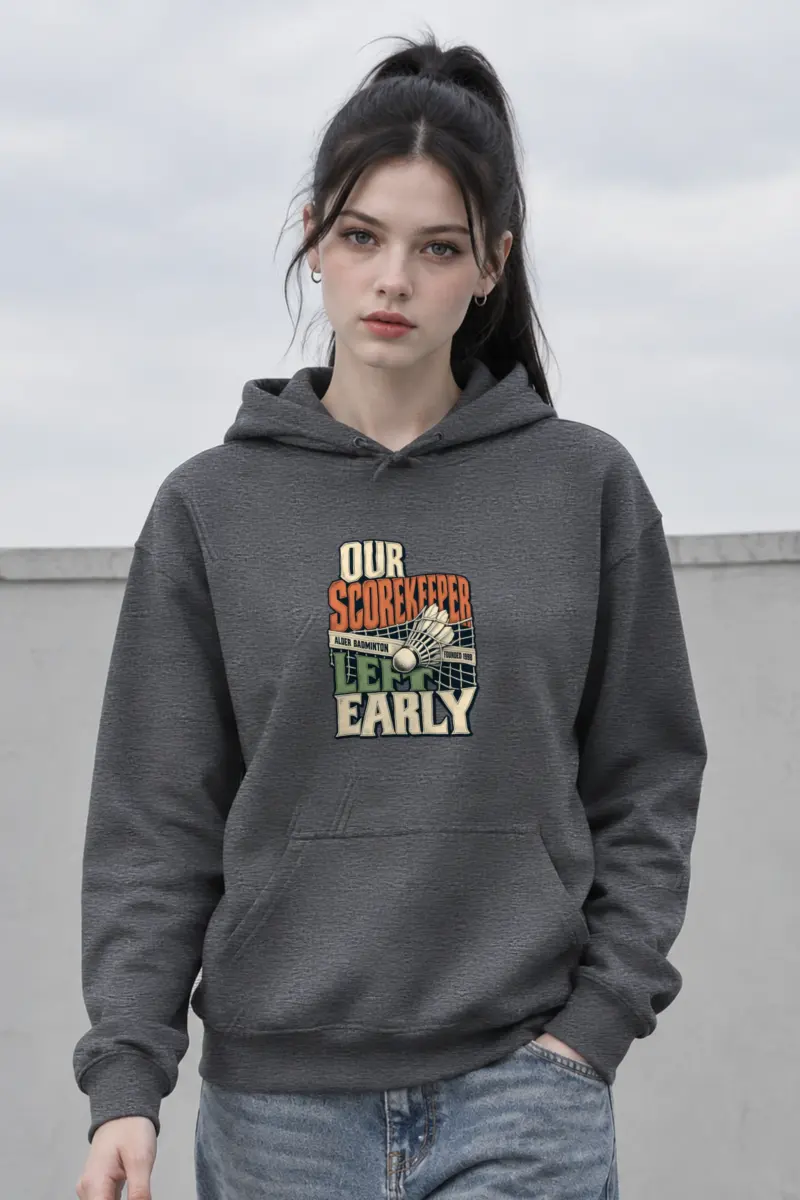 "Our Scorekeeper Left Early" Heavy Blend Unisex Pullover Hoodie