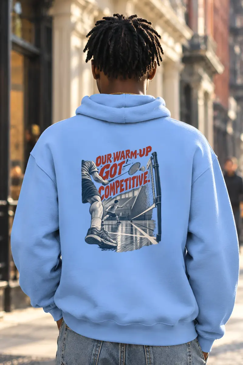 "Our Warm-Up Got Competitive" Heavy Blend Unisex Pullover Hoodie