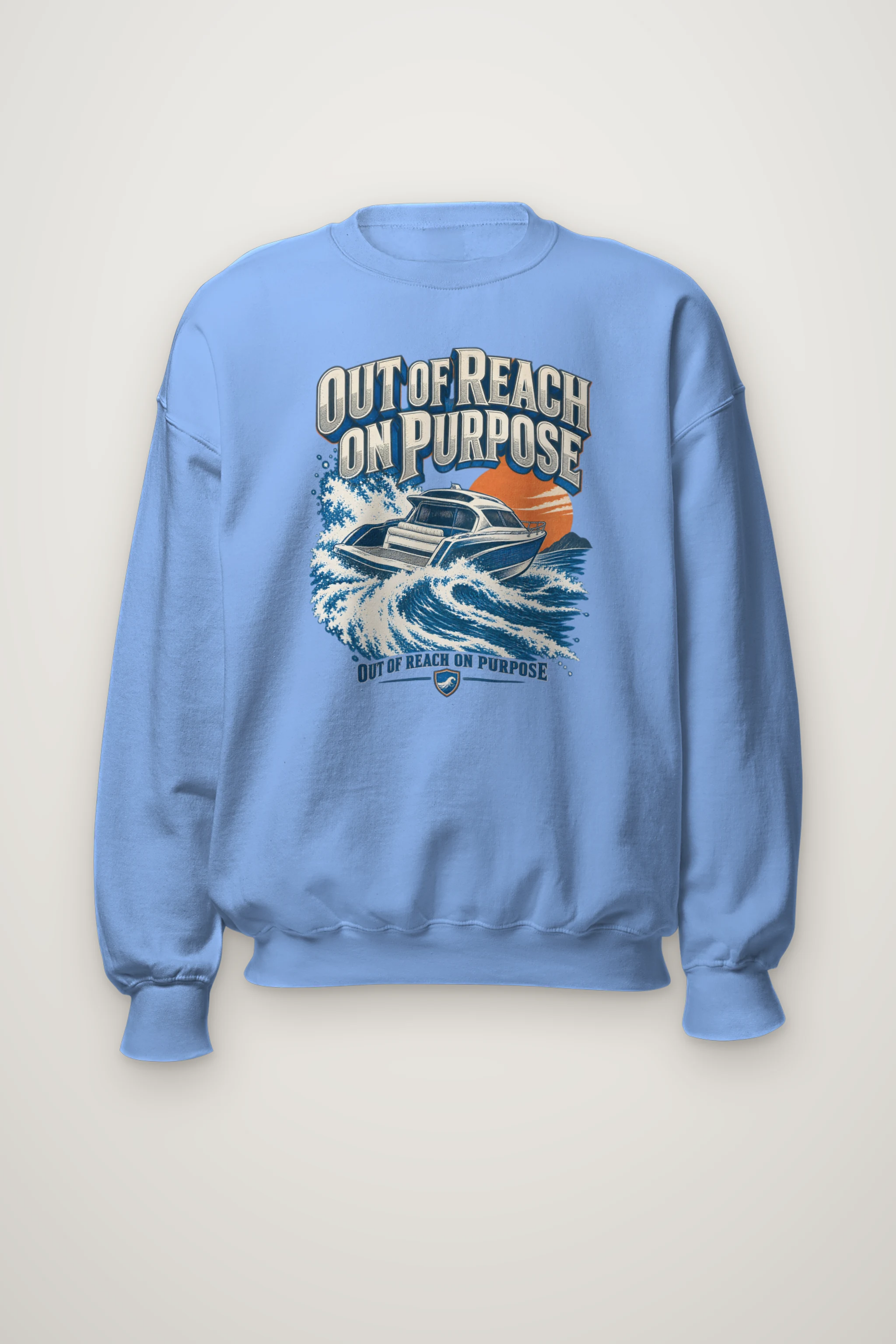 "Out of Reach on Purpose" Heavy Blend Unisex Crewneck Sweatshirt