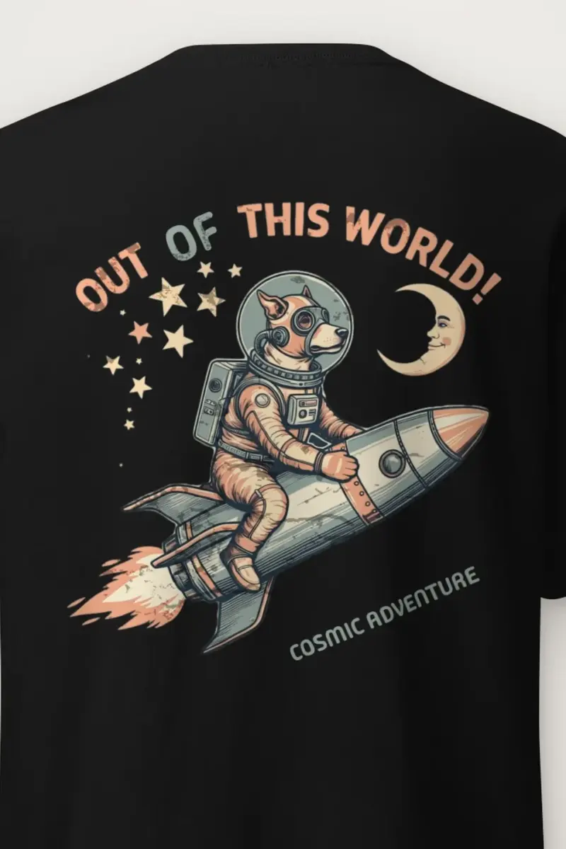 "Out Of This World" Heavyweight Unisex Crewneck T-shirt