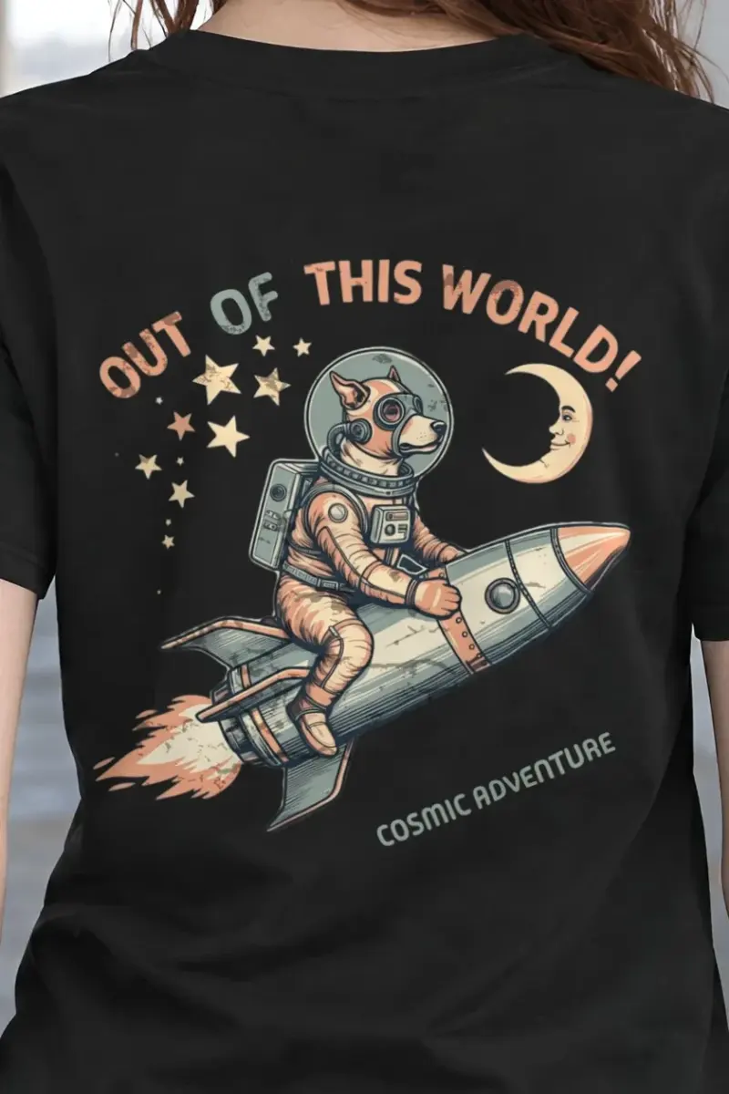 "Out Of This World" Heavyweight Unisex Crewneck T-shirt