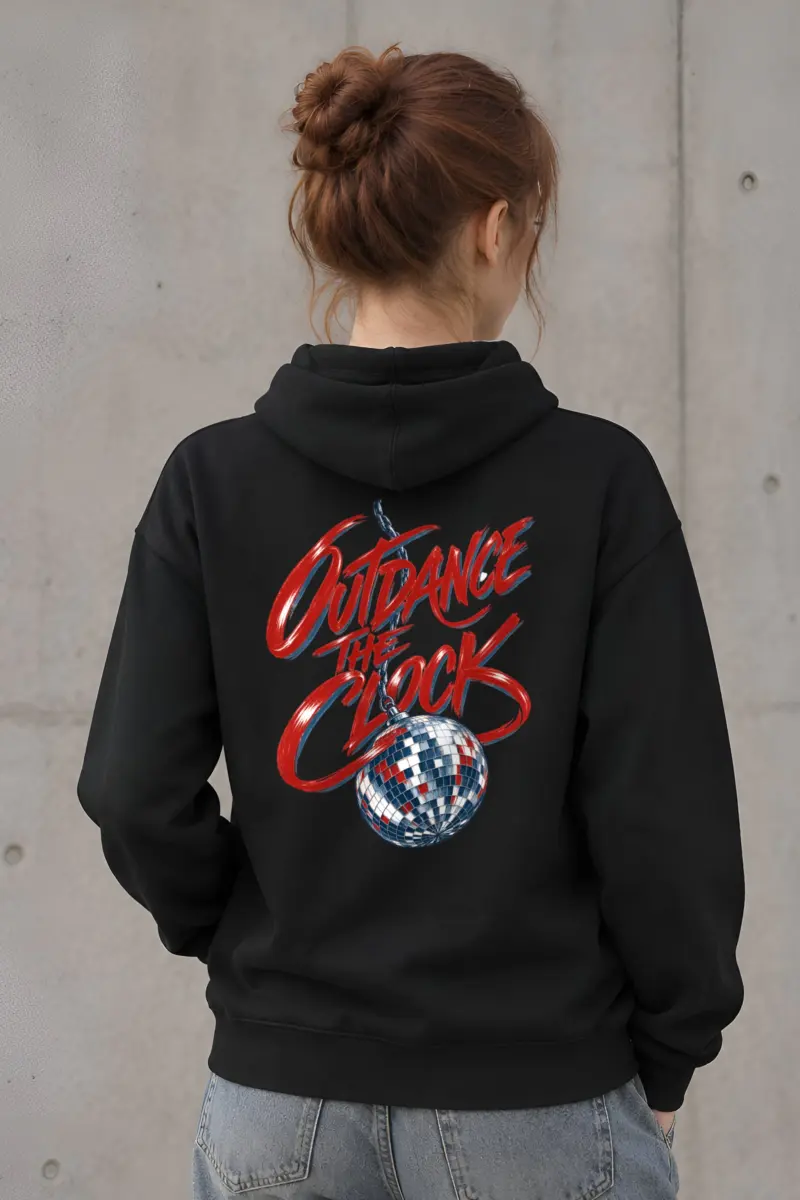 “Outdance the Clock” Heavy Blend Unisex Pullover Hoodie
