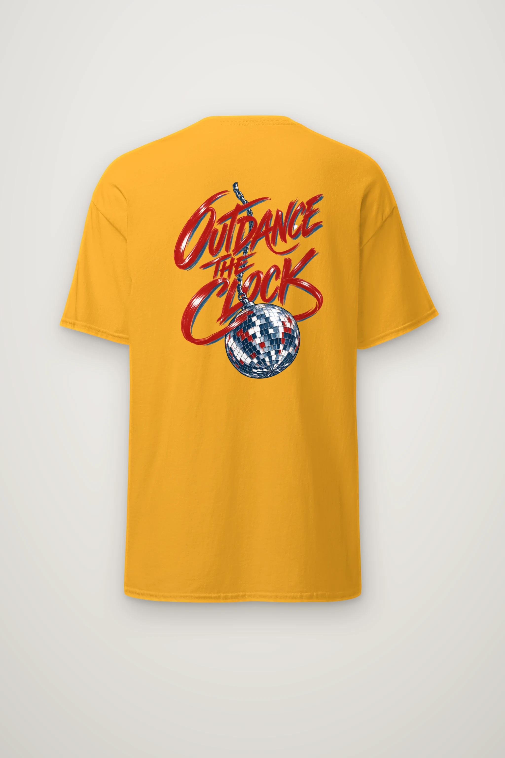 "Outdance the Clock" Heavyweight Unisex Crewneck T-shirt