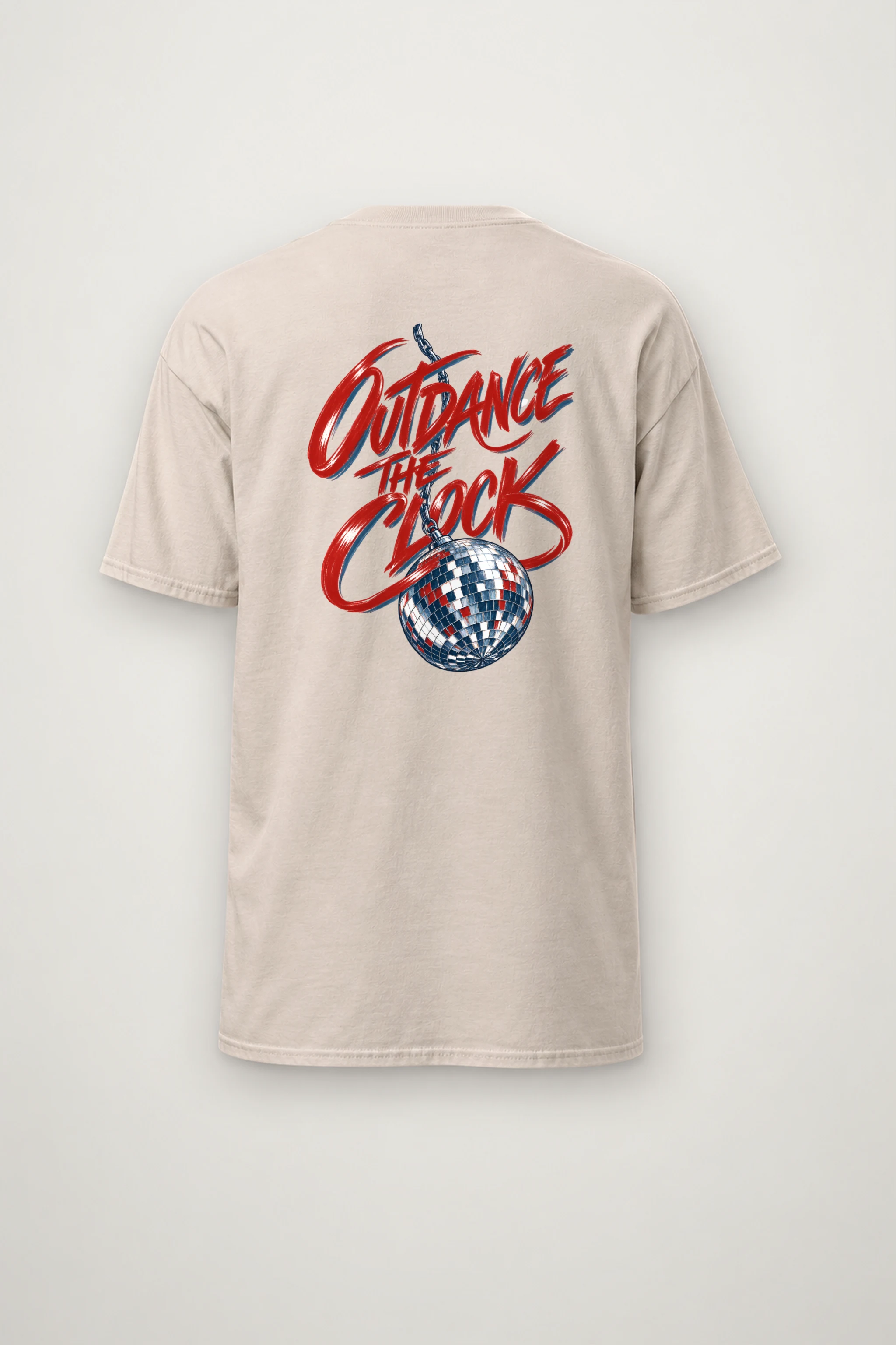 "Outdance the Clock" Heavyweight Unisex Crewneck T-shirt