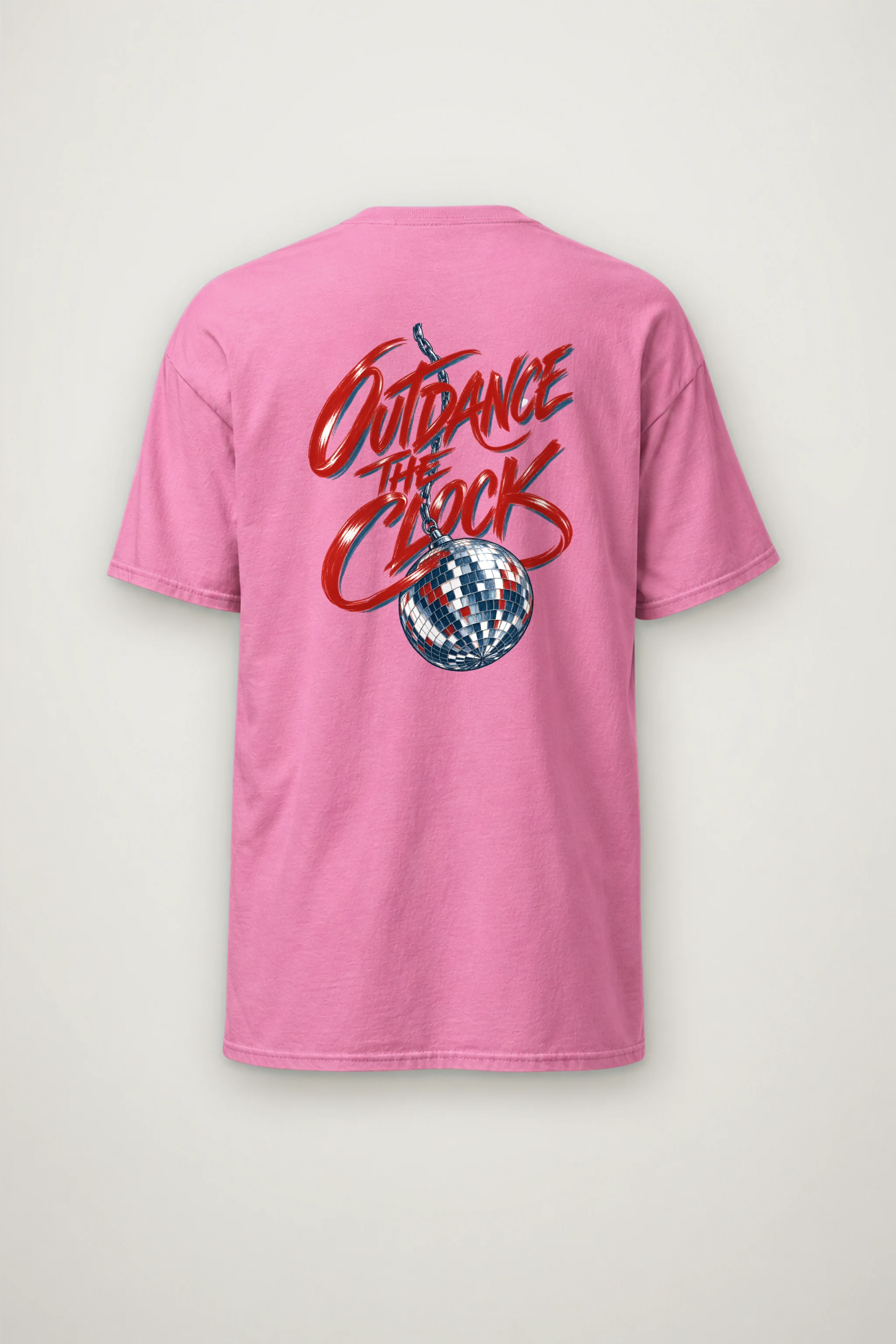 "Outdance the Clock" Heavyweight Unisex Crewneck T-shirt