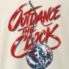 "Outdance the Clock" Men's Oversized Heavyweight Crewneck T-Shirt