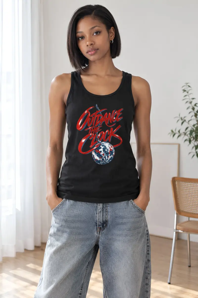"Outdance the Clock" Unisex Jersey Tank