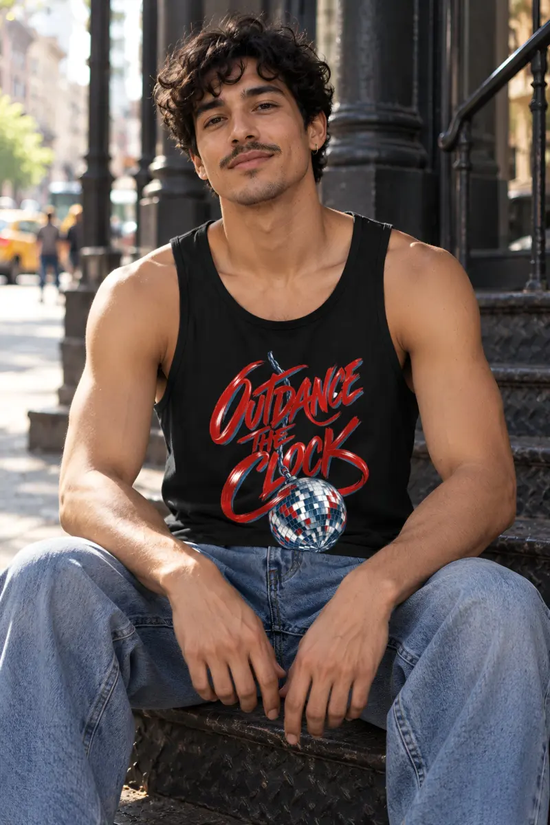 "Outdance the Clock" Unisex Jersey Tank