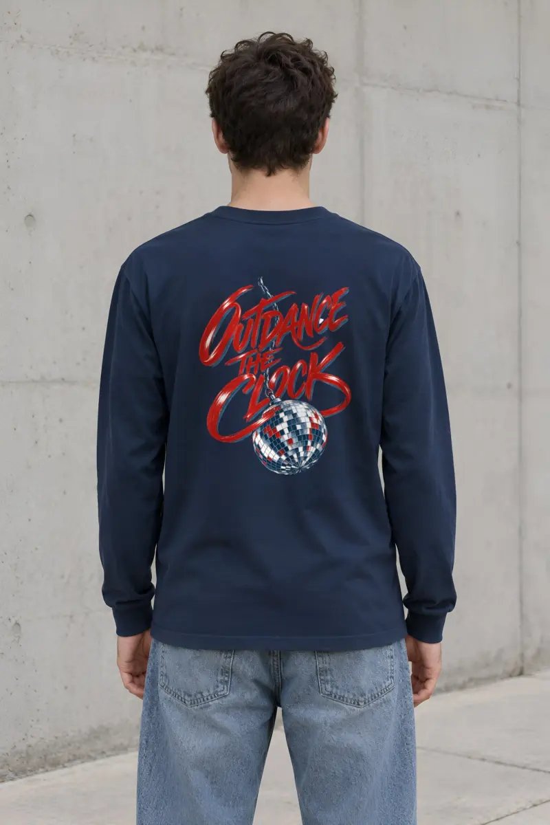 “Outdance the Clock” Unisex Longsleeve T-shirt