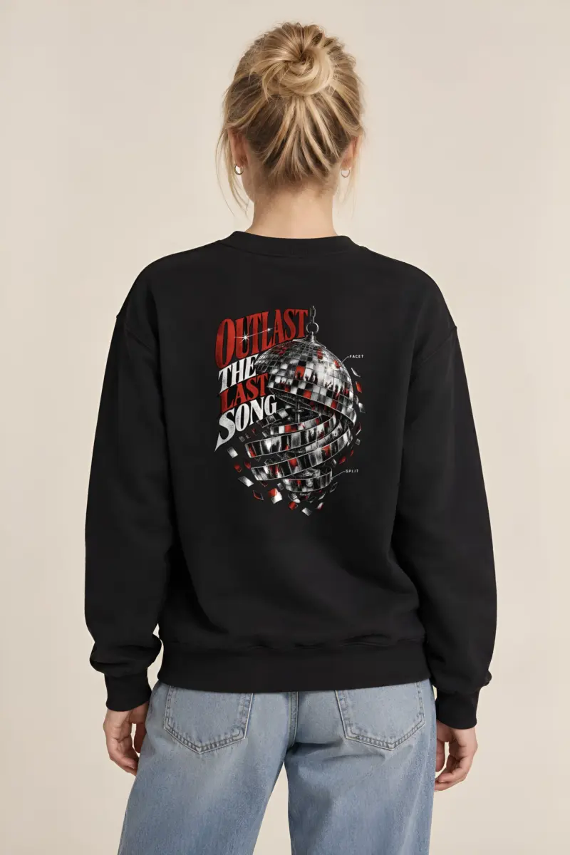 "Outlast the Last Song" Heavy Blend Unisex Crewneck Sweatshirt