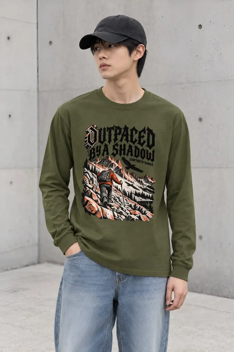 "Outpaced by a Shadow" Unisex Longsleeve T-shirt