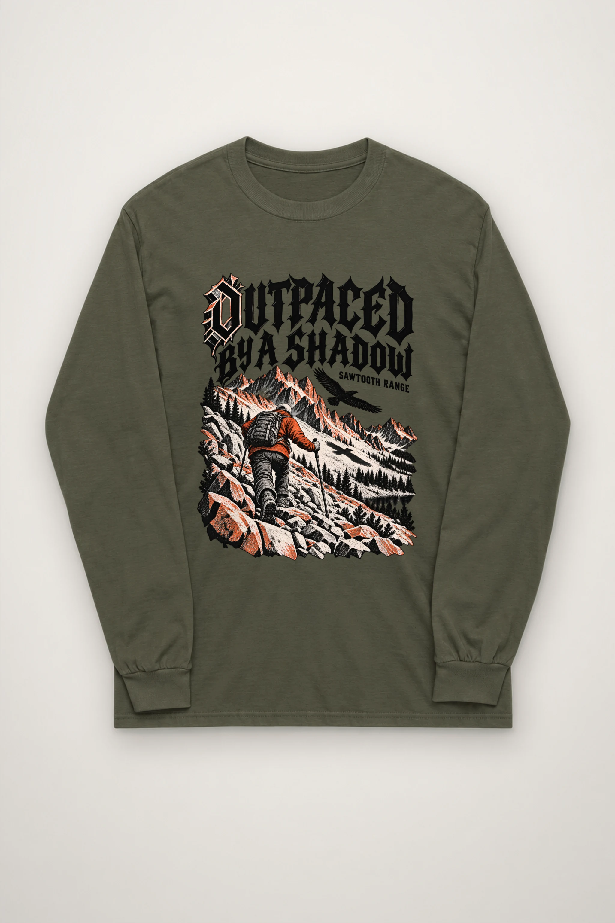 "Outpaced by a Shadow" Unisex Longsleeve T-shirt