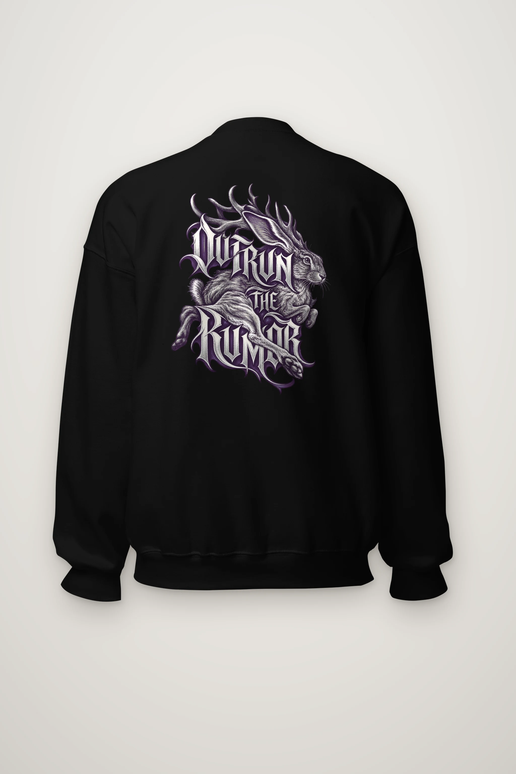 "Outrun the Rumor" Heavy Blend Unisex Crewneck Sweatshirt