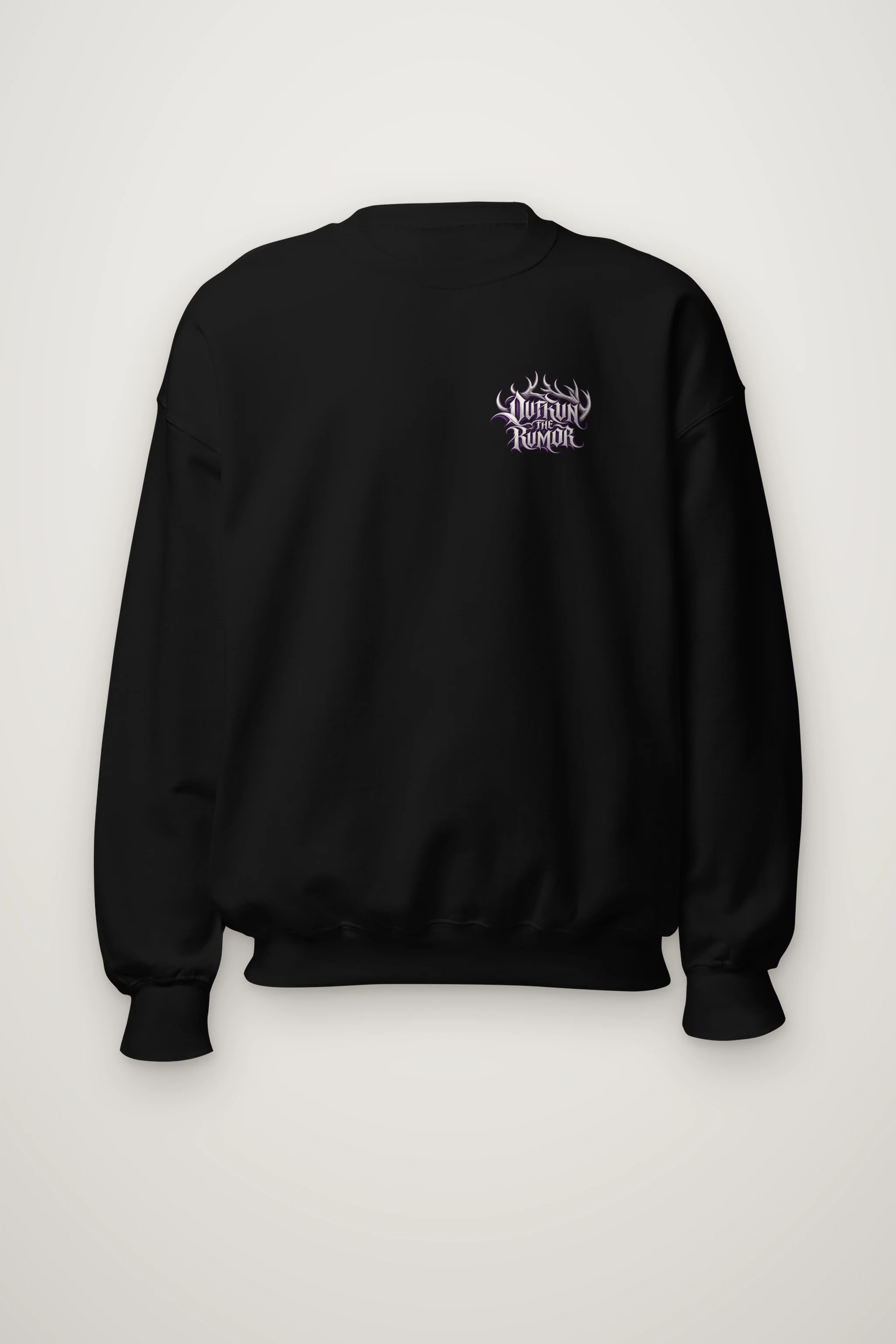 "Outrun the Rumor" Heavy Blend Unisex Crewneck Sweatshirt