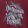 "Outrun the Rumor" Heavy Blend Unisex Pullover Hoodie