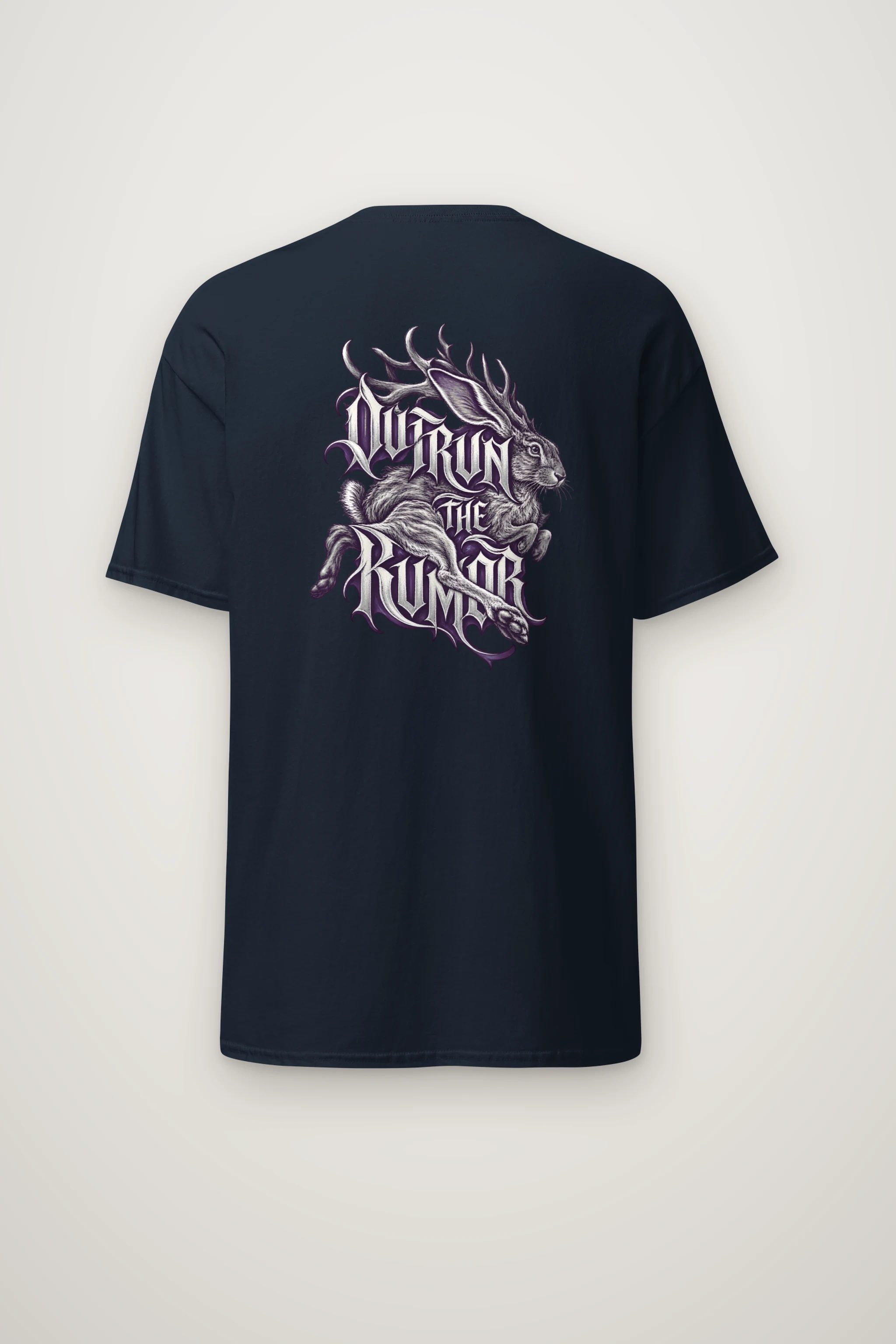 "Outrun the Rumor" Heavyweight Unisex Crewneck T-shirt