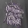 "Outrun the Rumor" Heavyweight Unisex Crewneck T-shirt