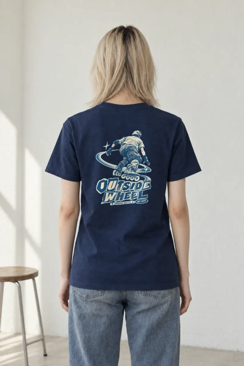 "Outside Wheel Cornering Practice" Heavyweight Unisex Crewneck T-shirt