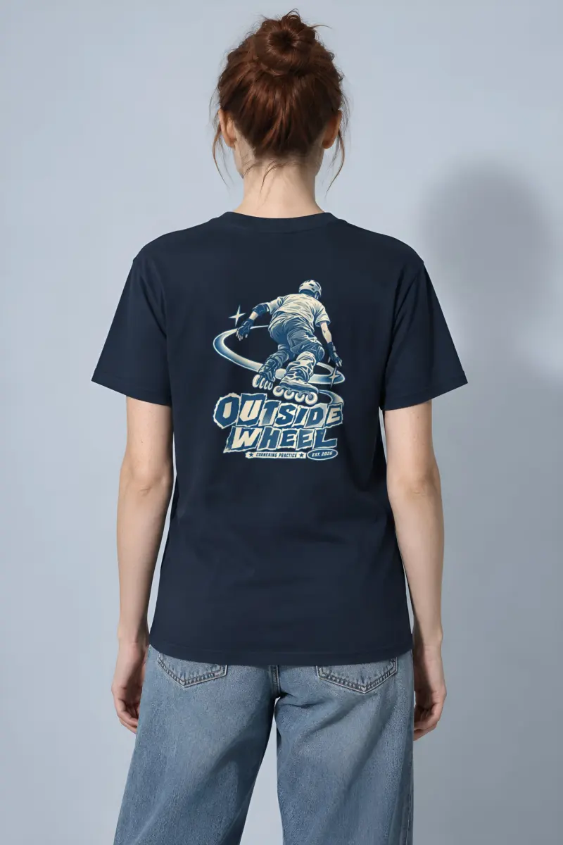 "Outside Wheel Cornering Practice" Heavyweight Unisex Crewneck T-shirt
