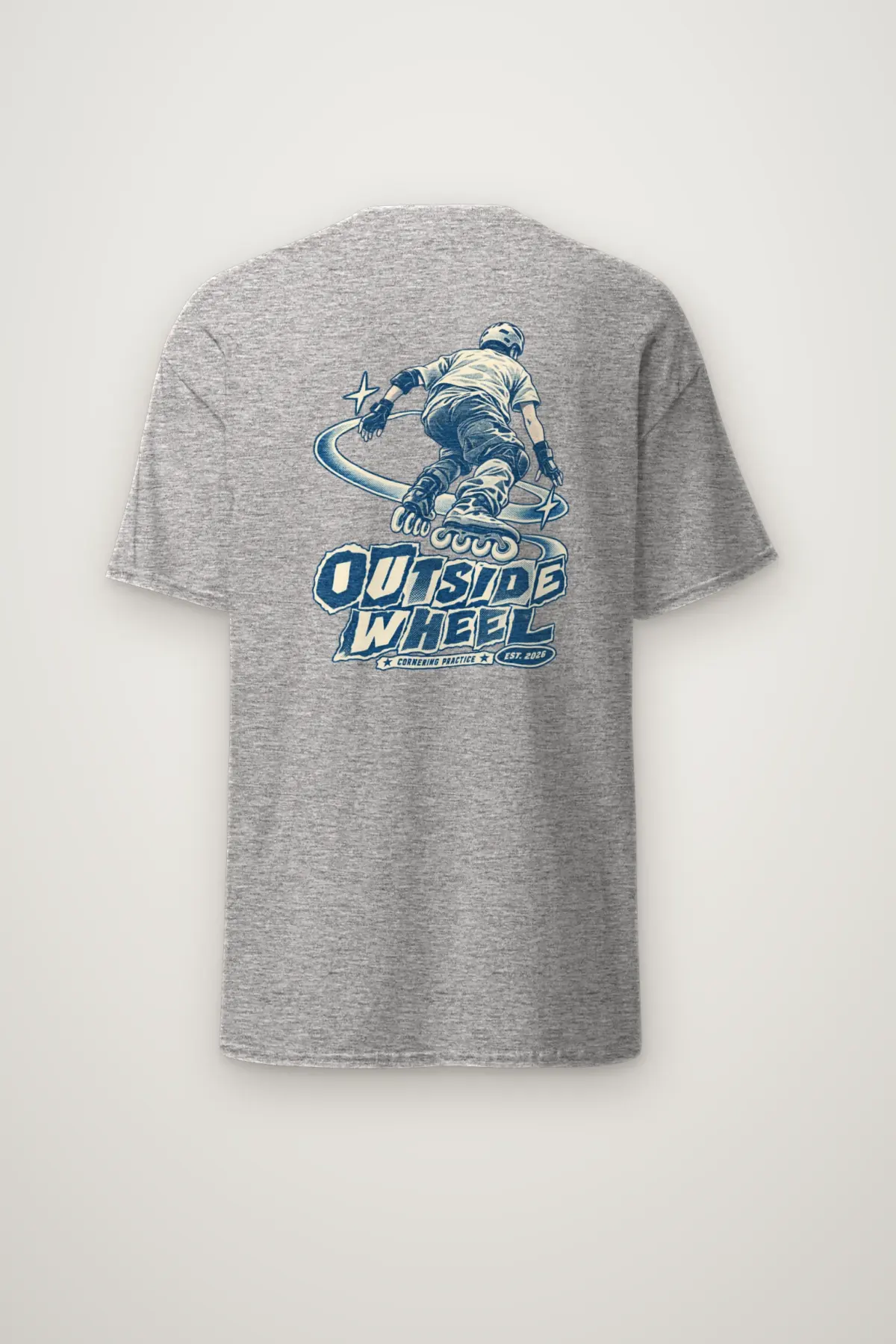 "Outside Wheel Cornering Practice" Heavyweight Unisex Crewneck T-shirt