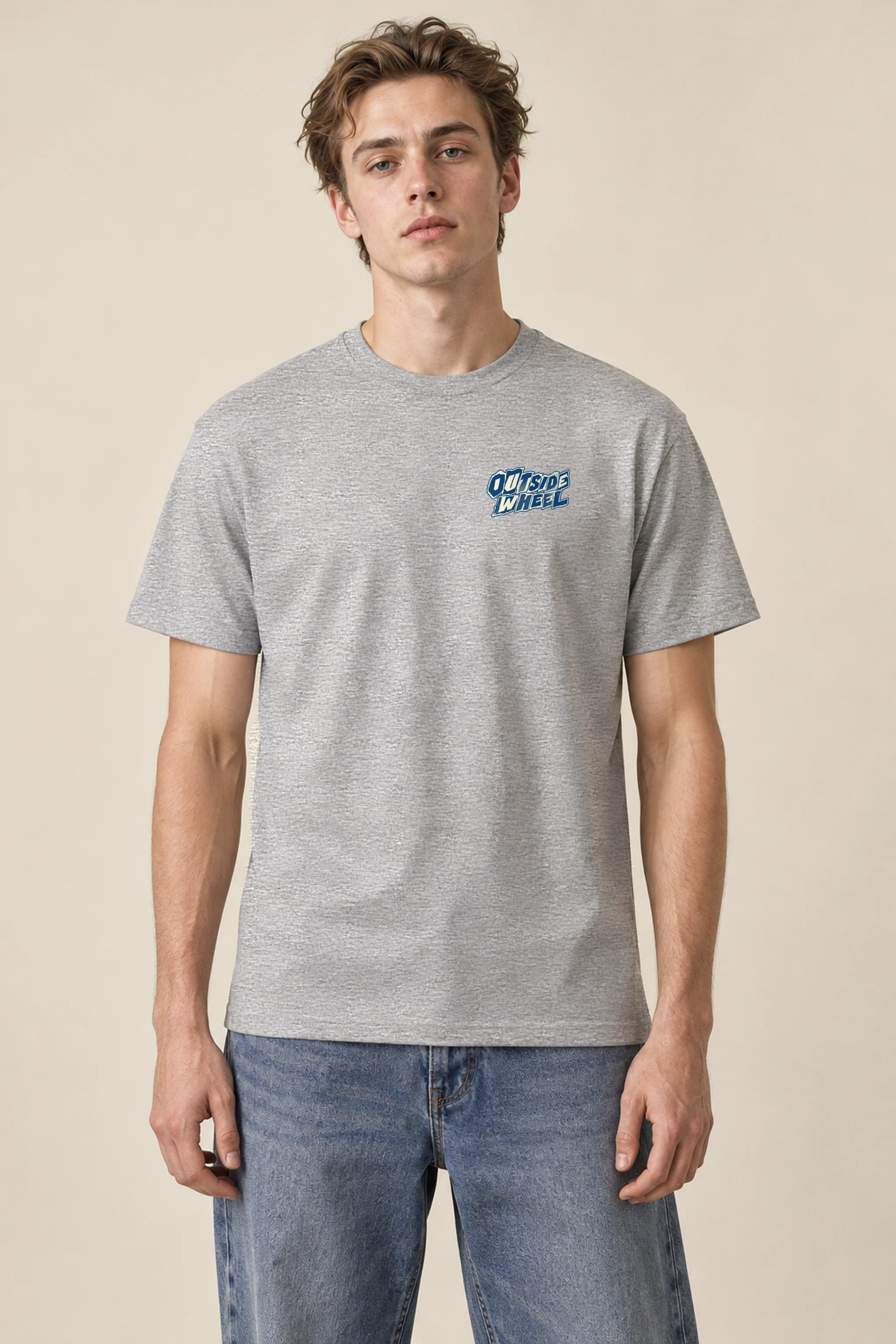 "Outside Wheel Cornering Practice" Heavyweight Unisex Crewneck T-shirt