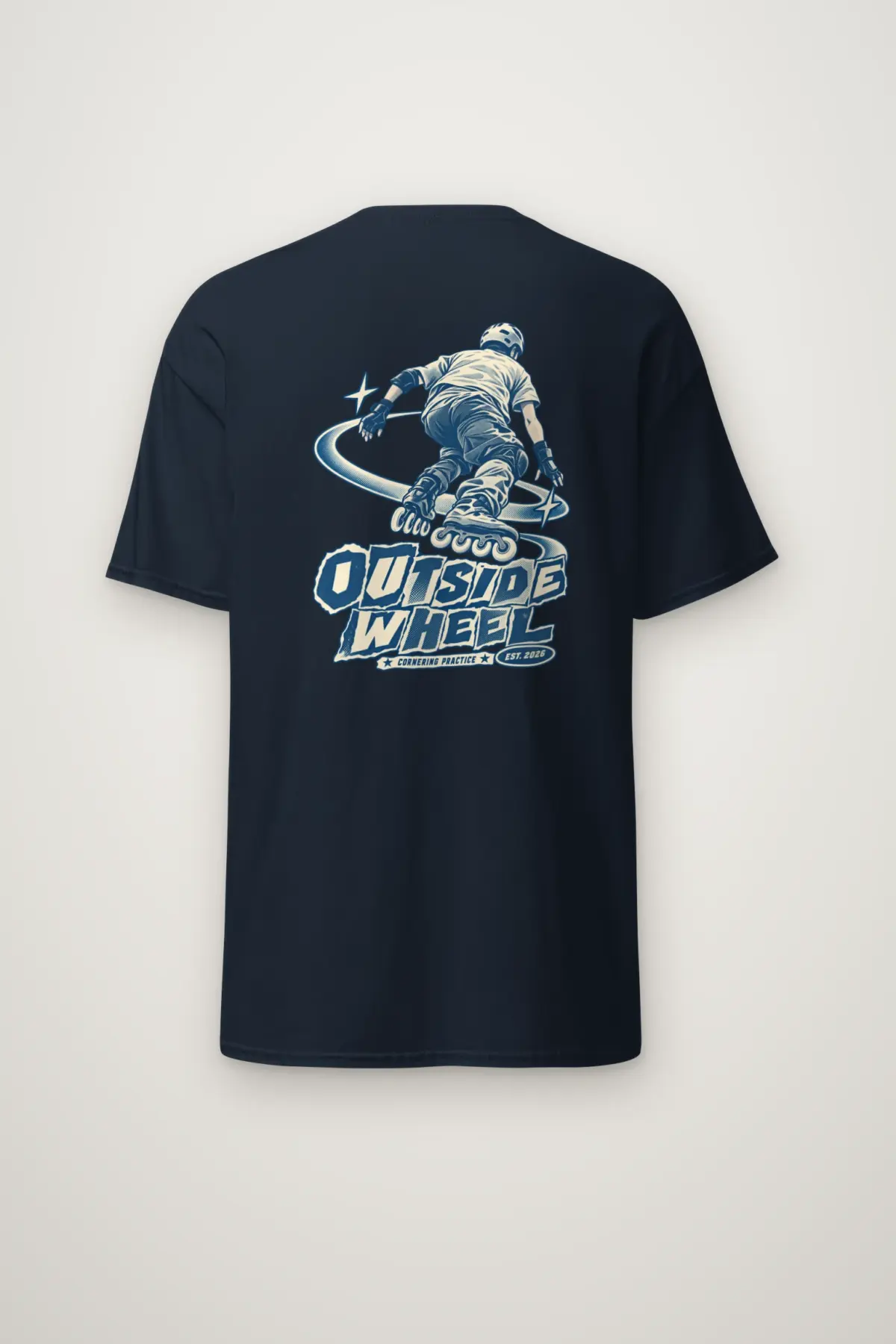"Outside Wheel Cornering Practice" Heavyweight Unisex Crewneck T-shirt