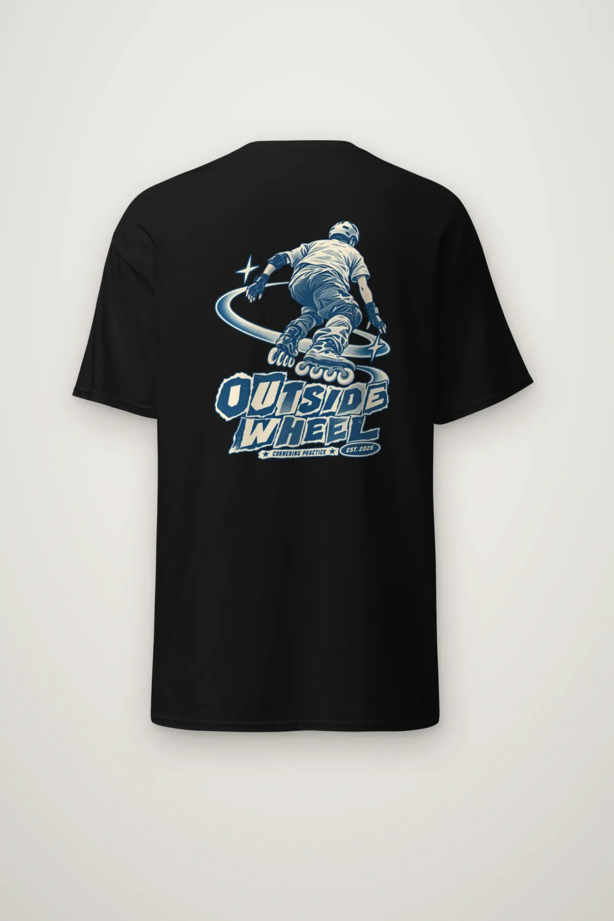 "Outside Wheel Cornering Practice" Heavyweight Unisex Crewneck T-shirt