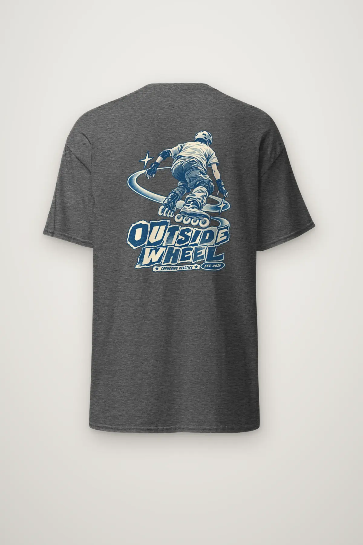 "Outside Wheel Cornering Practice" Heavyweight Unisex Crewneck T-shirt
