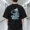 "Outside Wheel Cornering Practice" Men's Oversized Heavyweight Crewneck T-Shirt