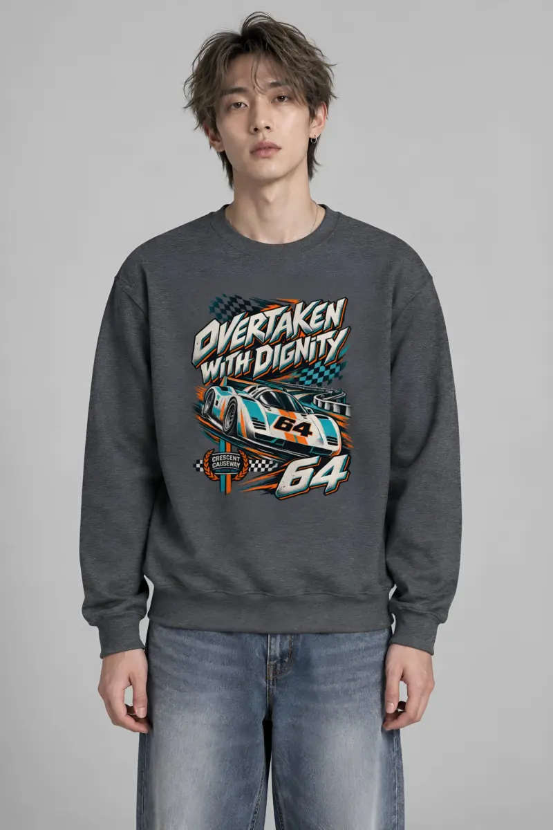"Overtaken With Dignity" Heavy Blend Unisex Crewneck Sweatshirt