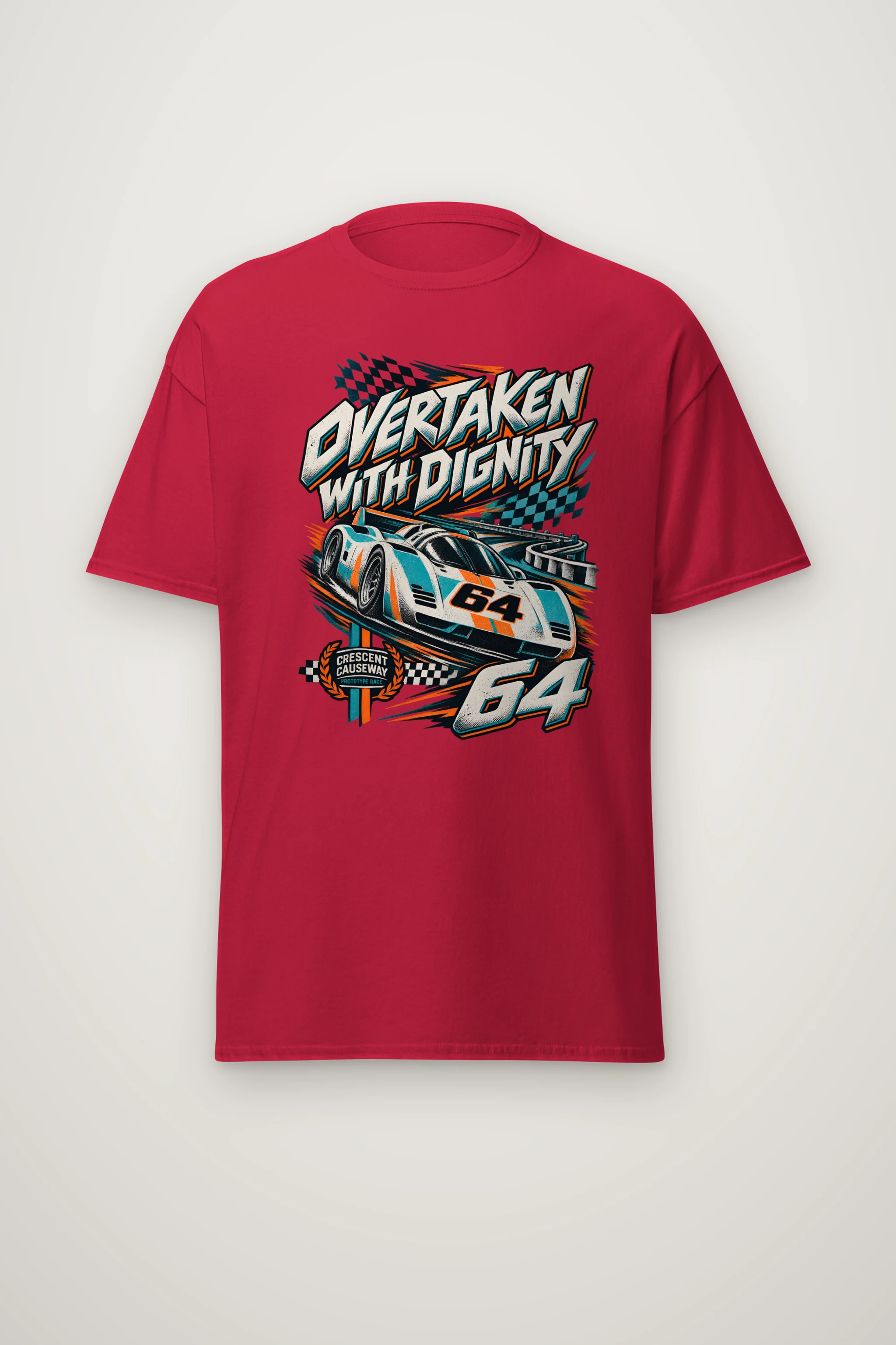 "Overtaken With Dignity" Heavyweight Unisex Crewneck T-shirt