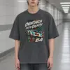 "Overtaken with Dignity" Men's Oversized Heavyweight Crewneck T-Shirt