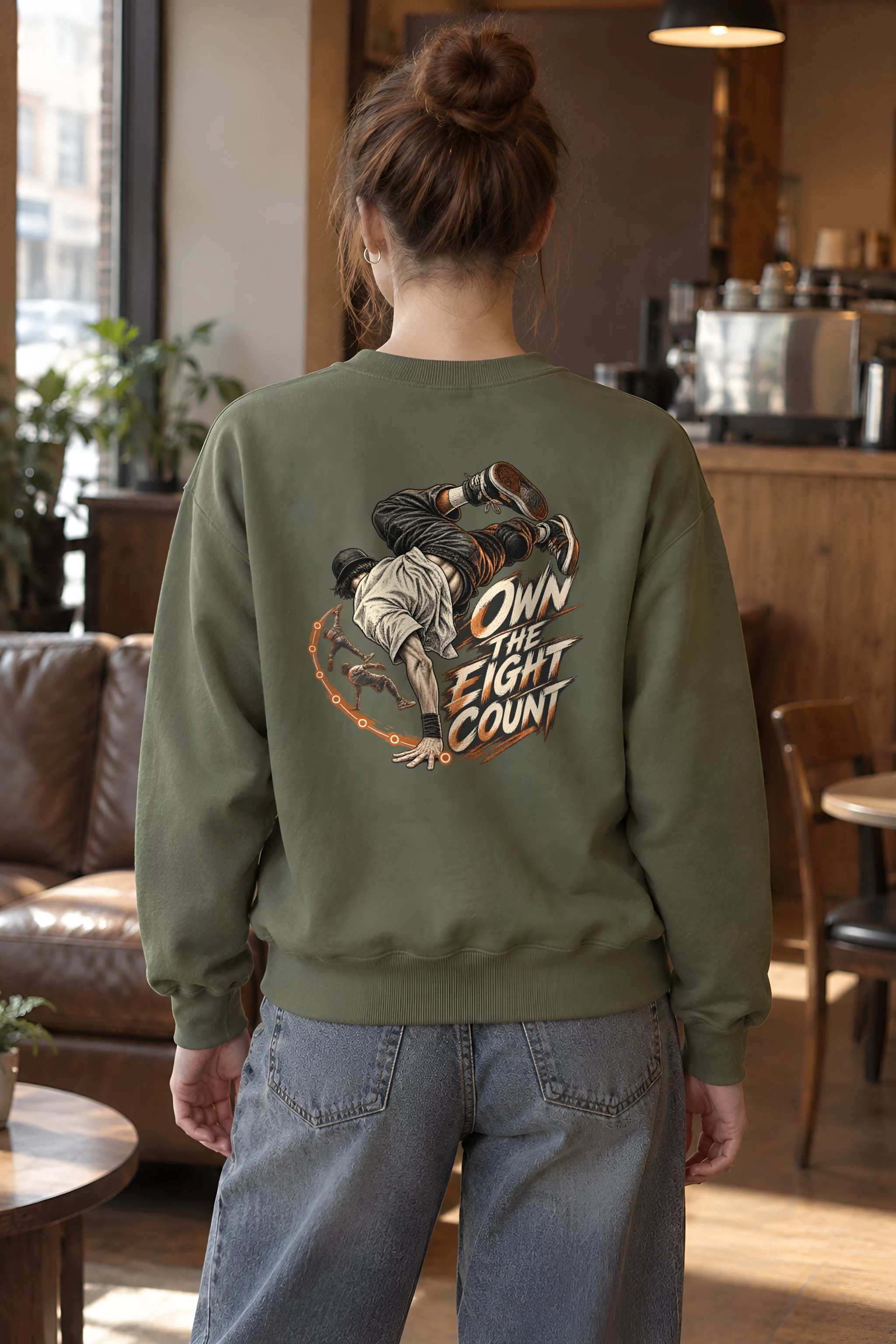 "Own the Eight Count" Heavy Blend Unisex Crewneck Sweatshirt