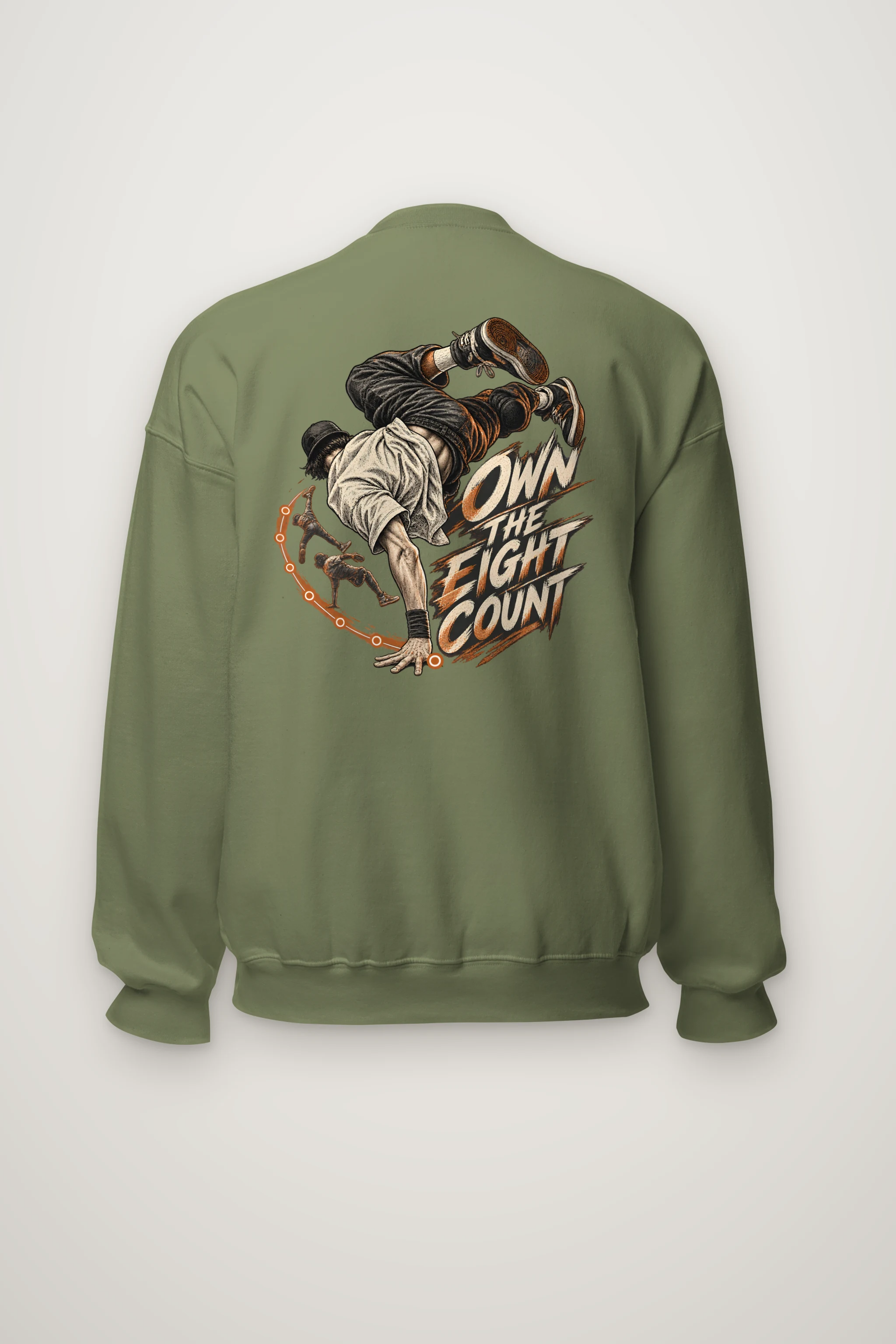 "Own the Eight Count" Heavy Blend Unisex Crewneck Sweatshirt