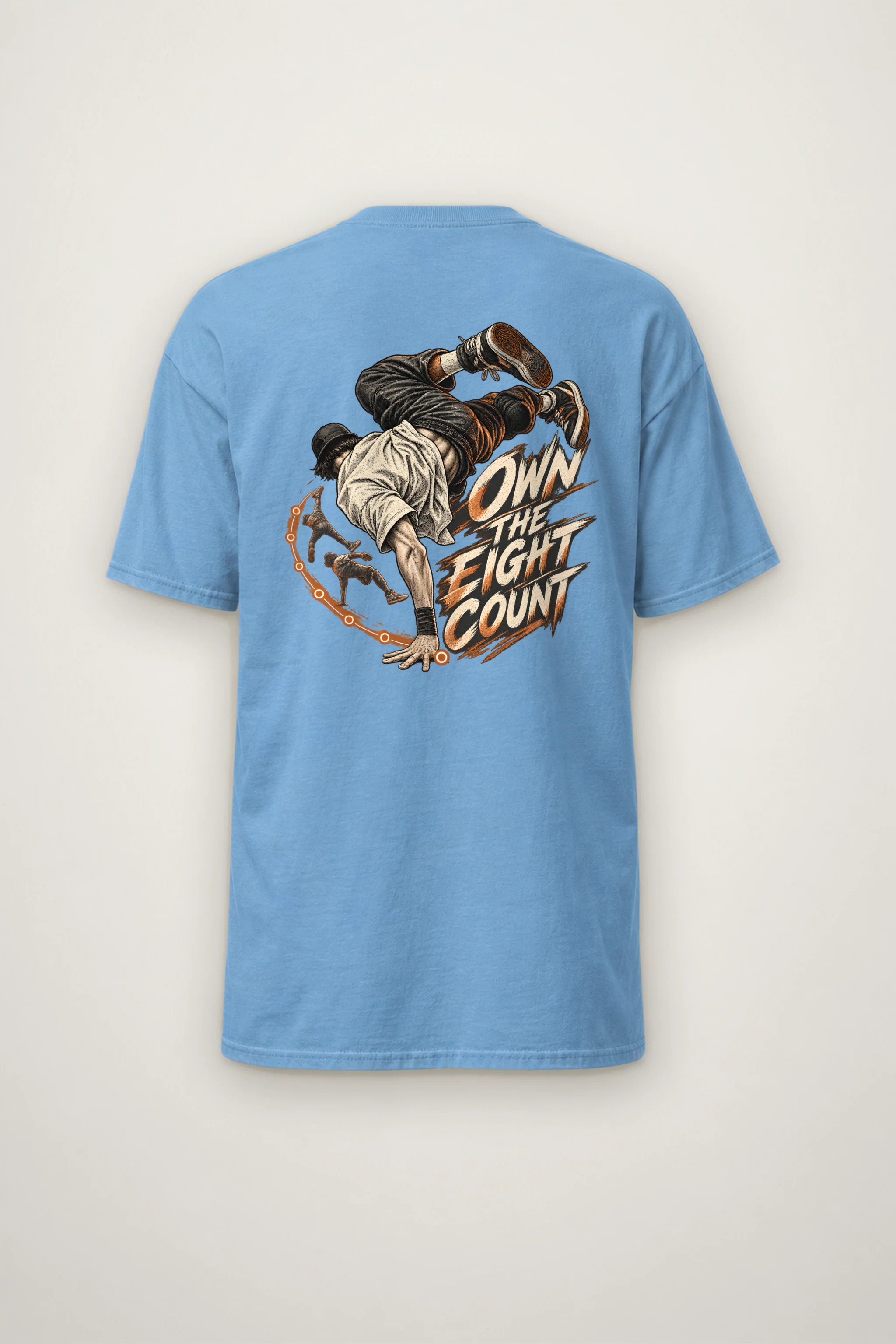 "Own the Eight Count" Heavyweight Unisex Crewneck T-shirt