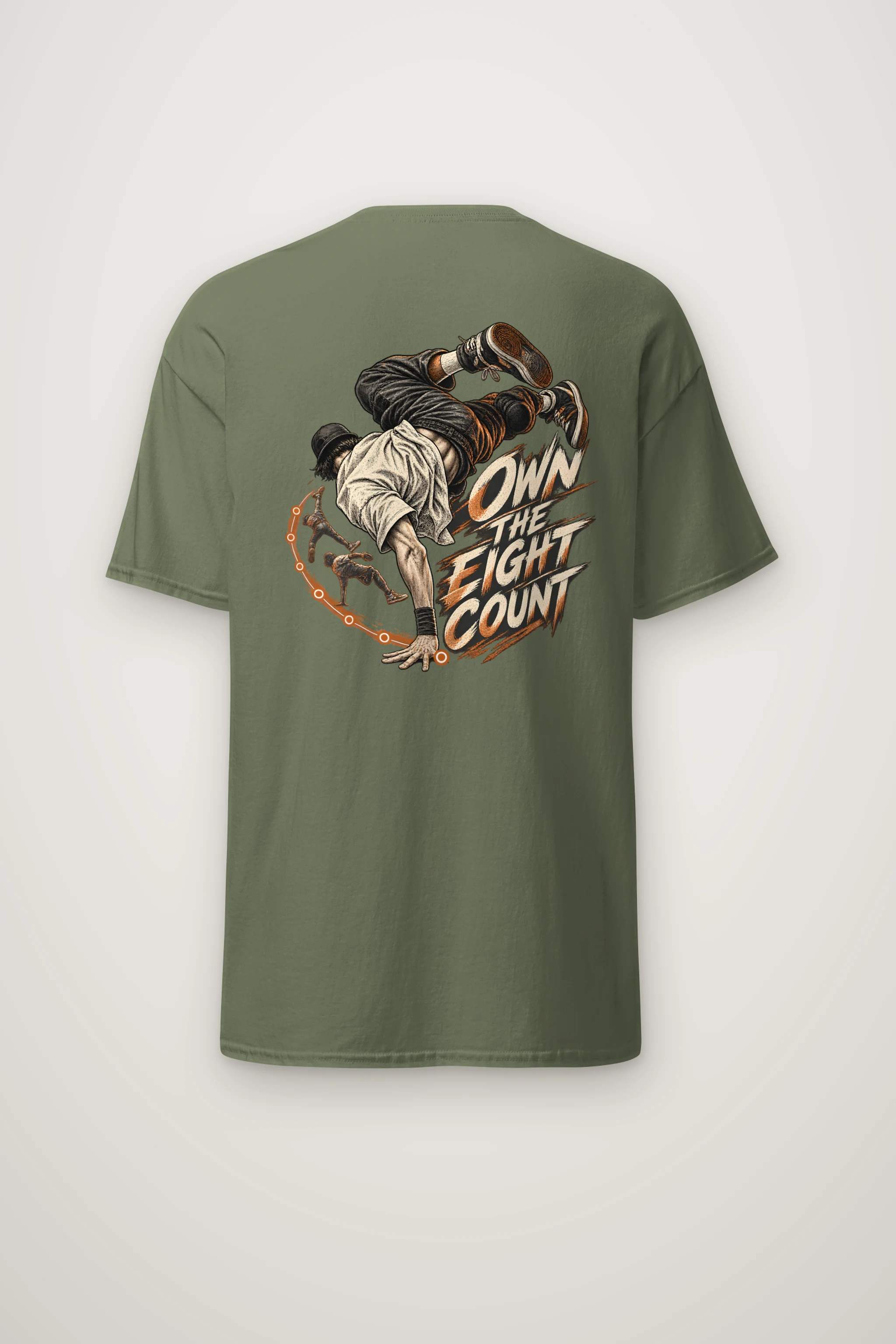 "Own the Eight Count" Heavyweight Unisex Crewneck T-shirt