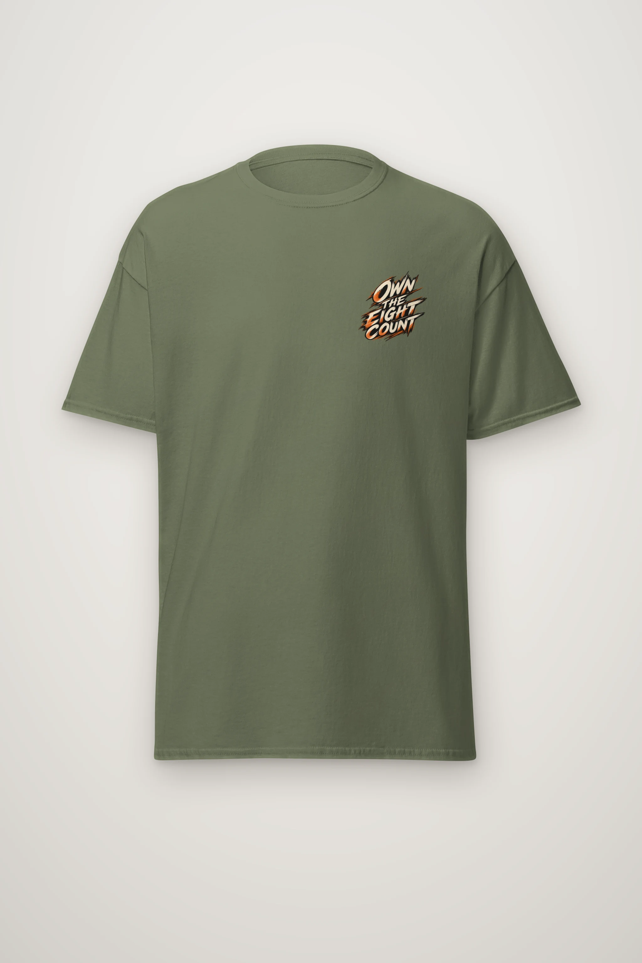 "Own the Eight Count" Heavyweight Unisex Crewneck T-shirt