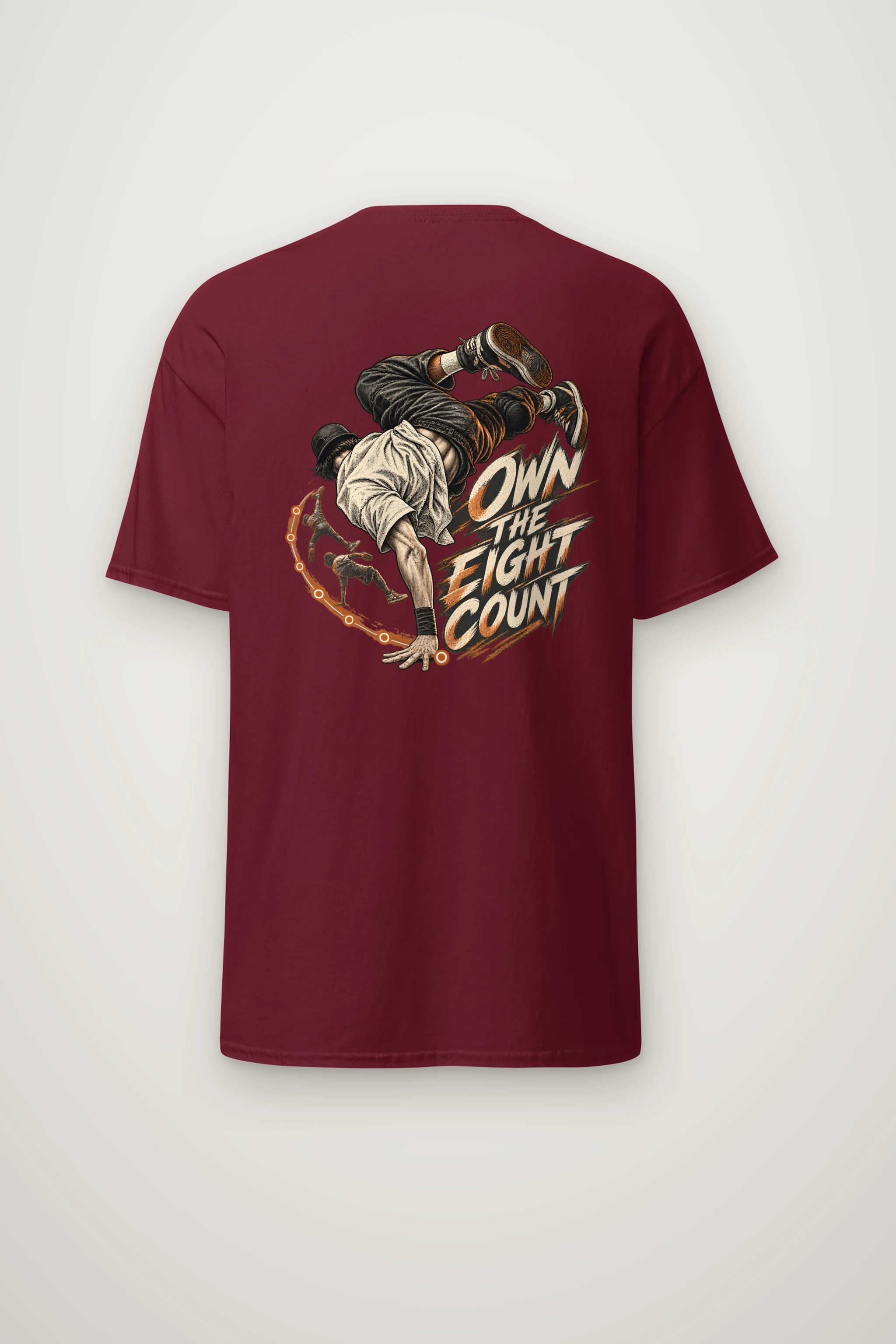 "Own the Eight Count" Heavyweight Unisex Crewneck T-shirt