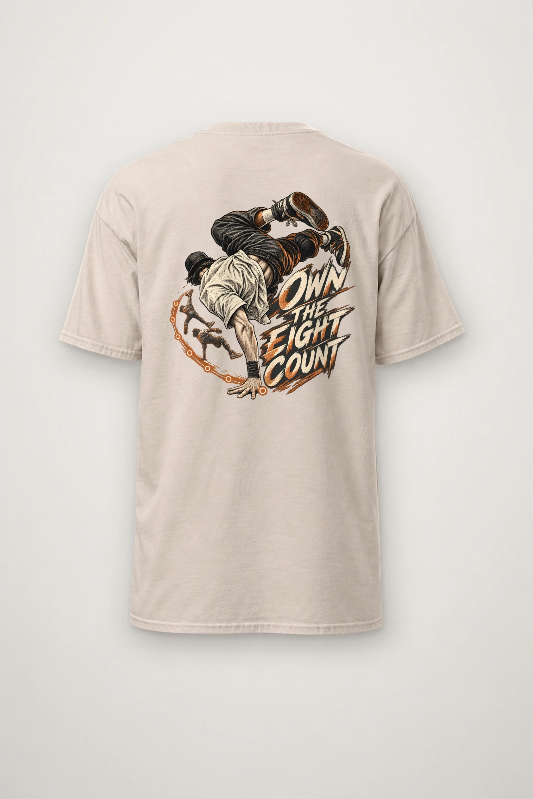 "Own the Eight Count" Heavyweight Unisex Crewneck T-shirt