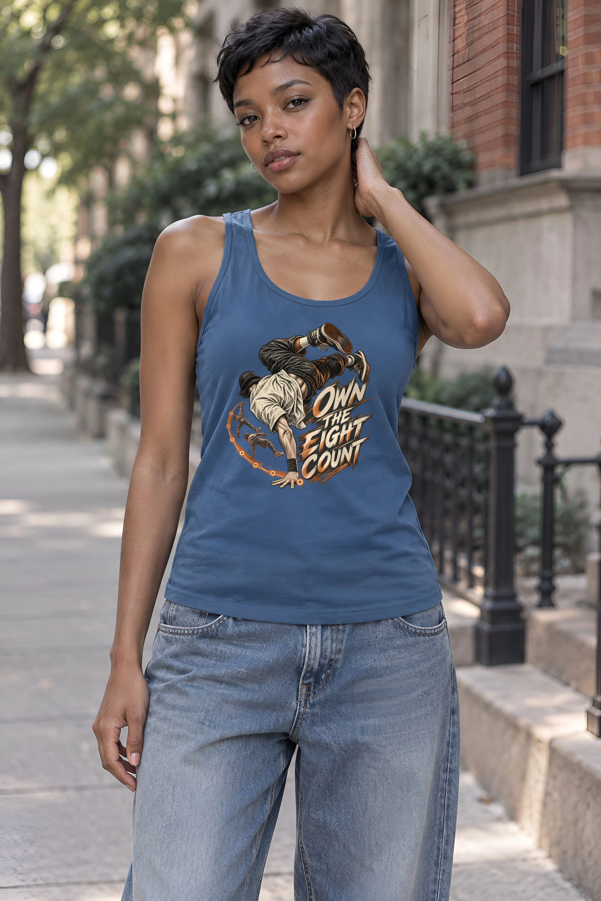 "Own the Eight Count" Unisex Jersey Tank