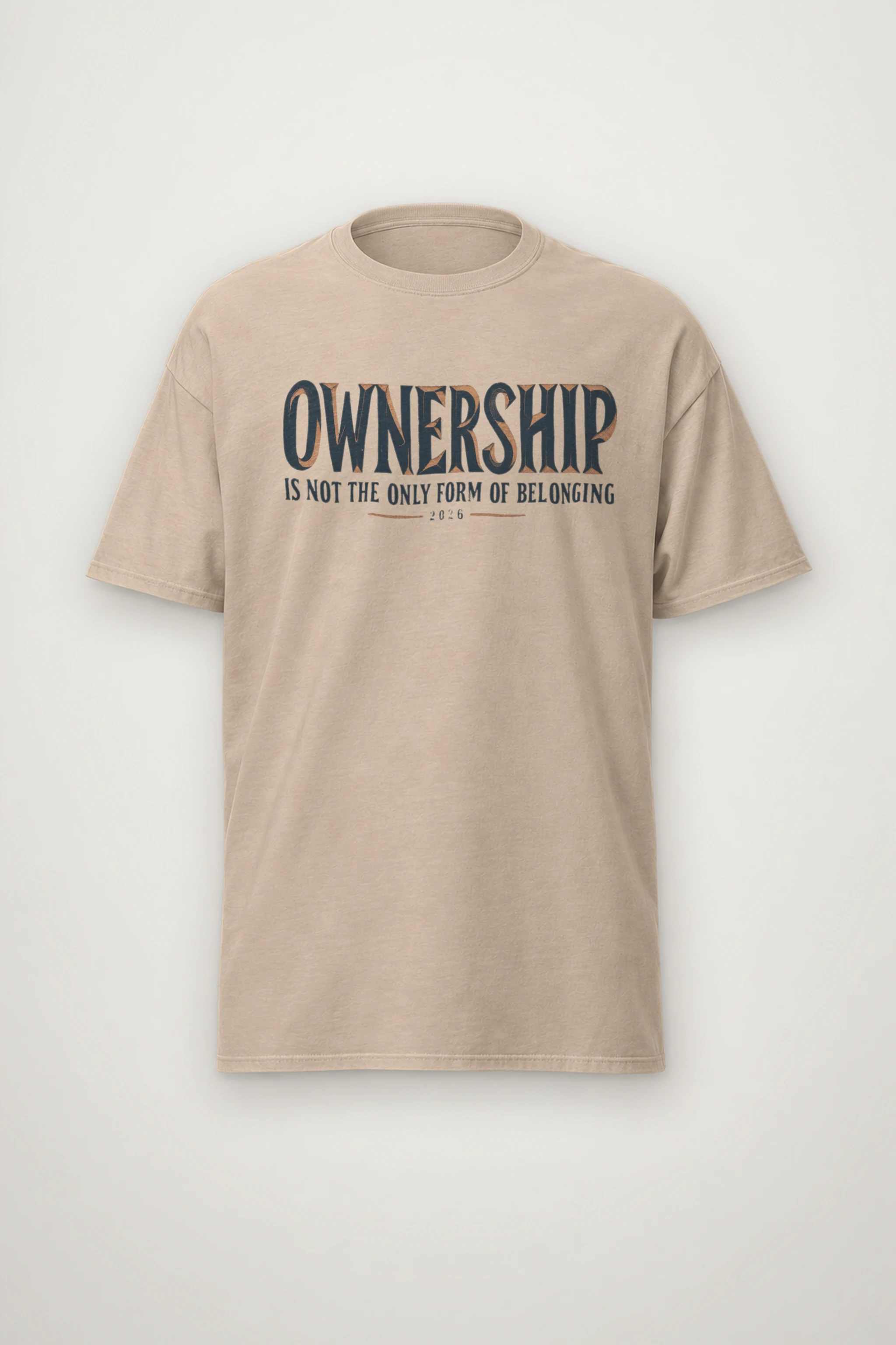 "Ownership Is Not the Only Form" Heavyweight Unisex Crewneck T-shirt