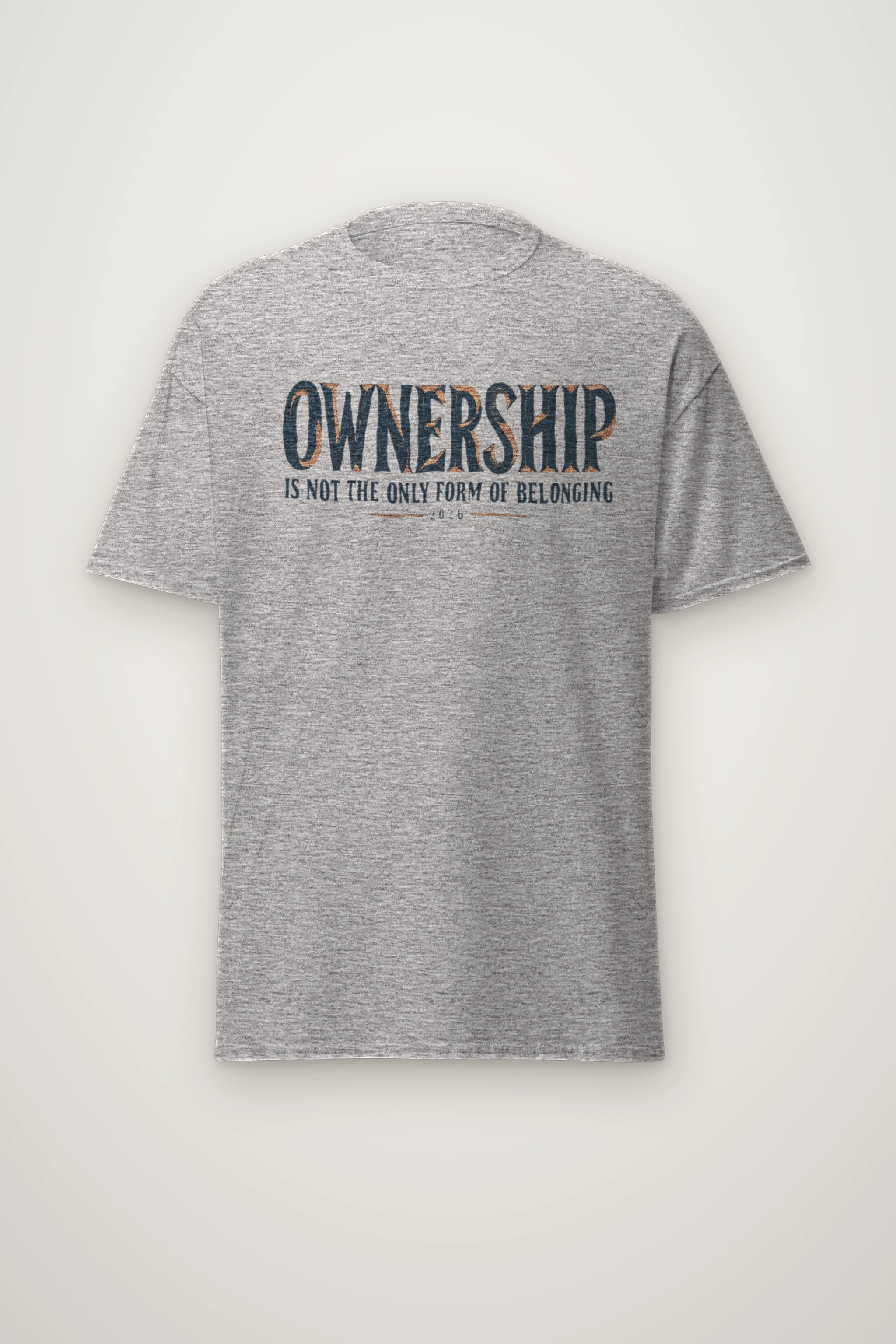 "Ownership Is Not the Only Form" Heavyweight Unisex Crewneck T-shirt