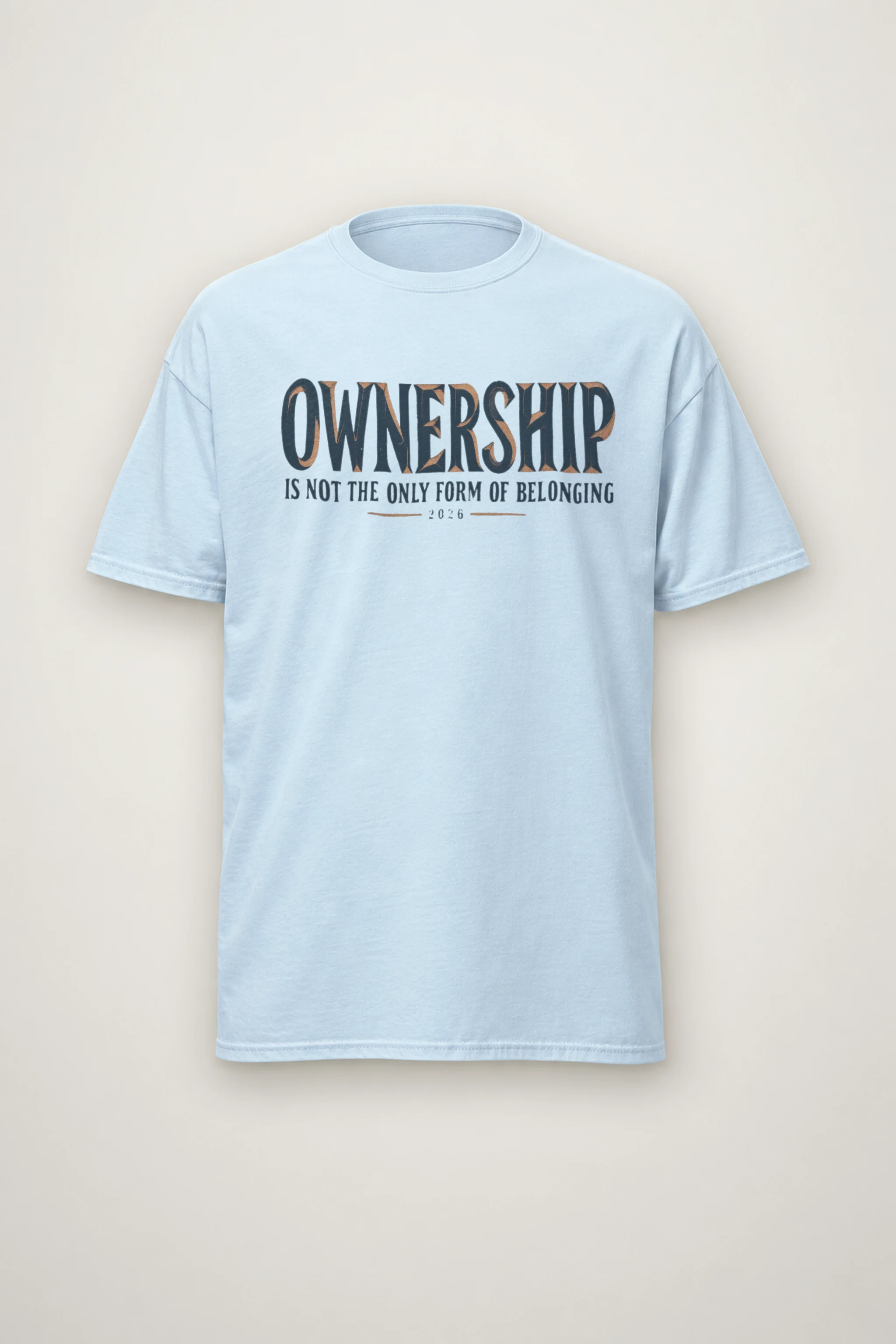 "Ownership Is Not the Only Form" Heavyweight Unisex Crewneck T-shirt