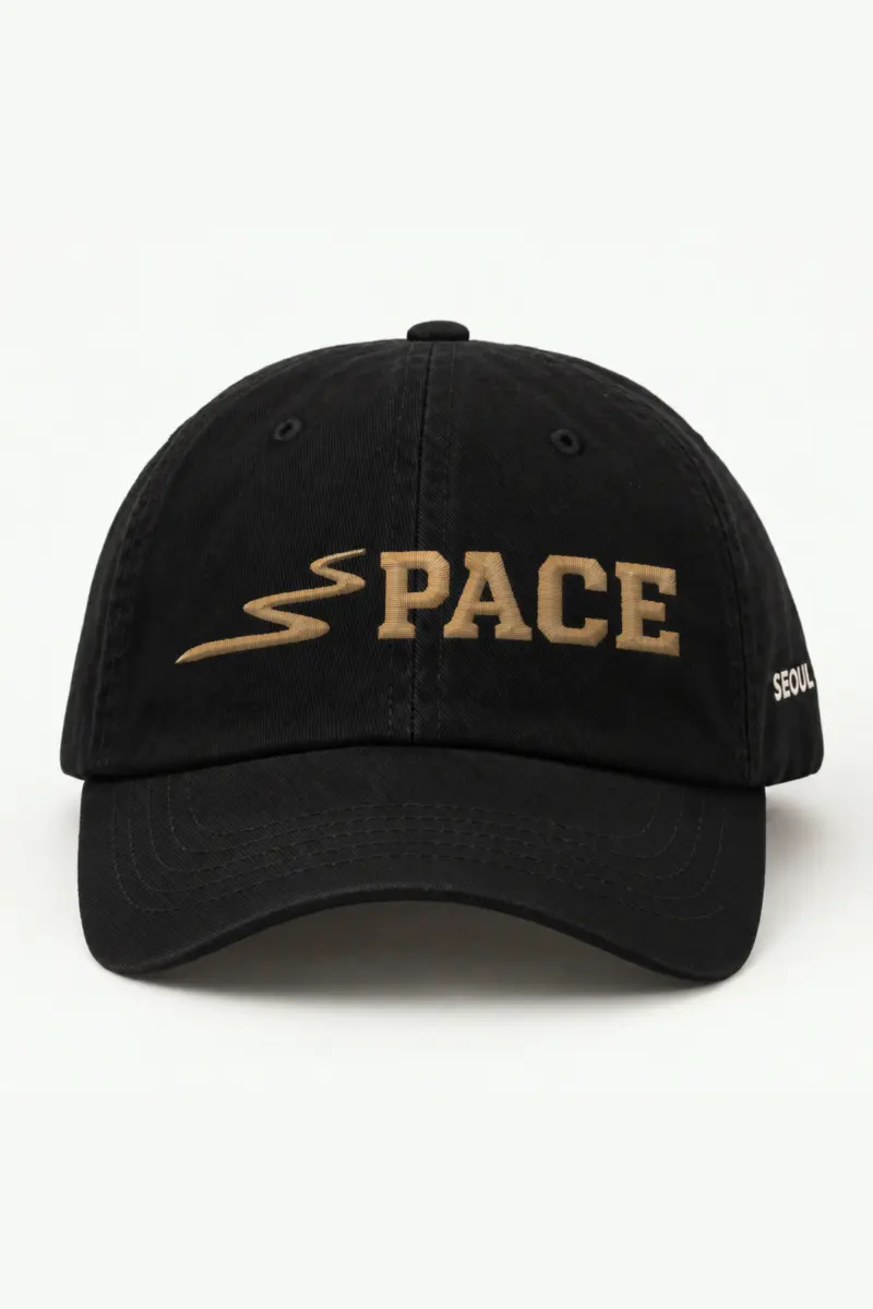 "PACE Emblem" Classic Dad Hat · Embroidered — black/cap-front