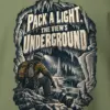 "Pack a Light Underground" Heavy Blend Unisex Crewneck Sweatshirt