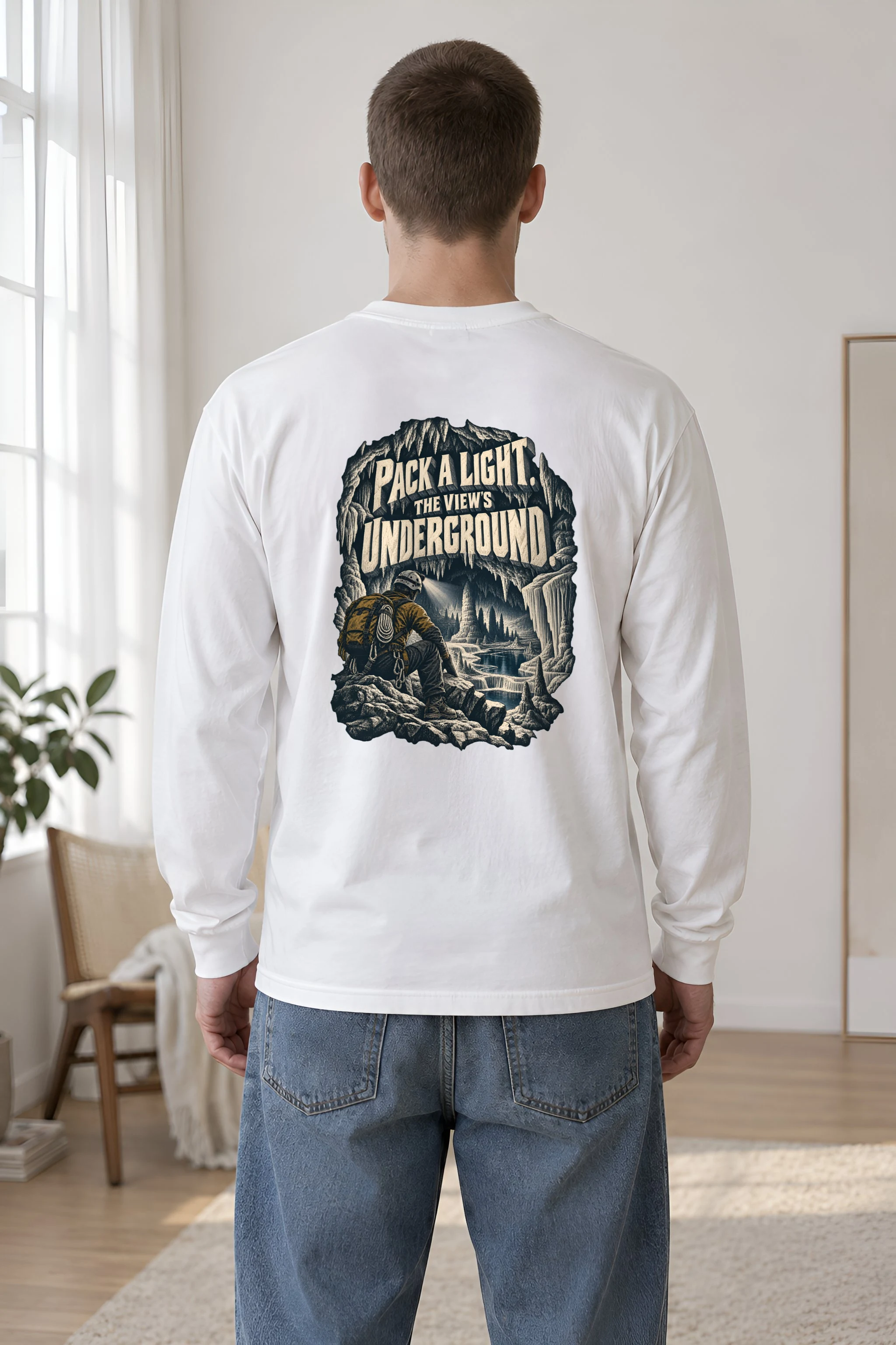 "Pack a Light Underground" Unisex Longsleeve T-shirt