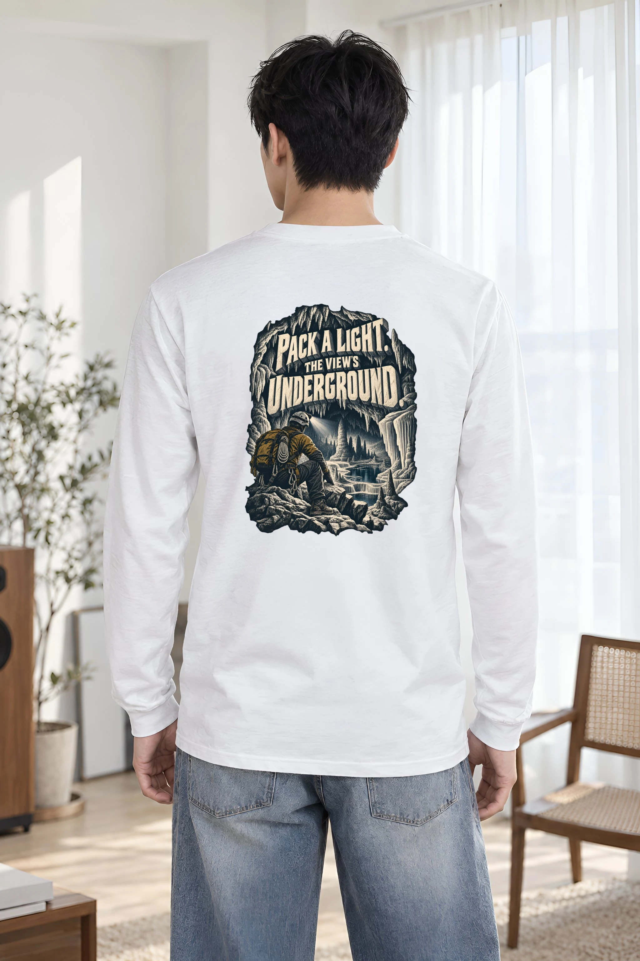 "Pack a Light Underground" Unisex Longsleeve T-shirt