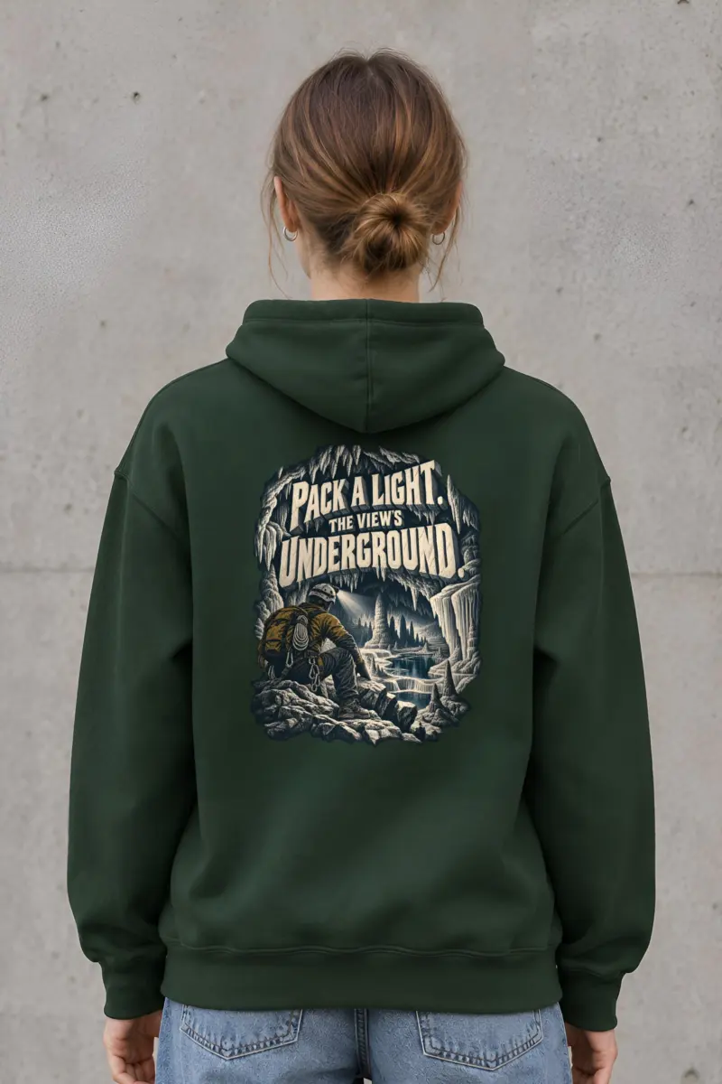 "Pack a Light Underground View" Heavy Blend Unisex Pullover Hoodie