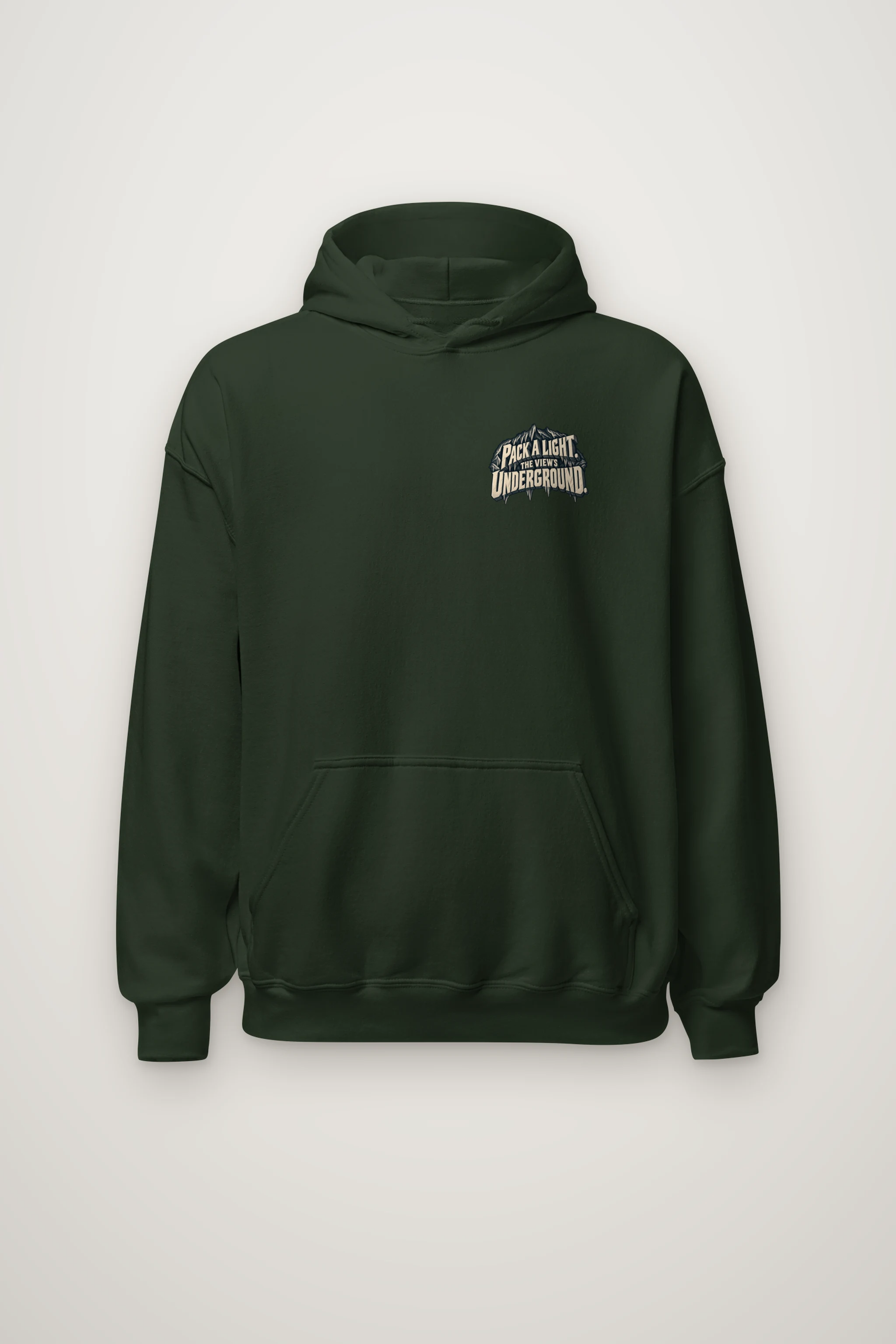 "Pack a Light Underground View" Heavy Blend Unisex Pullover Hoodie